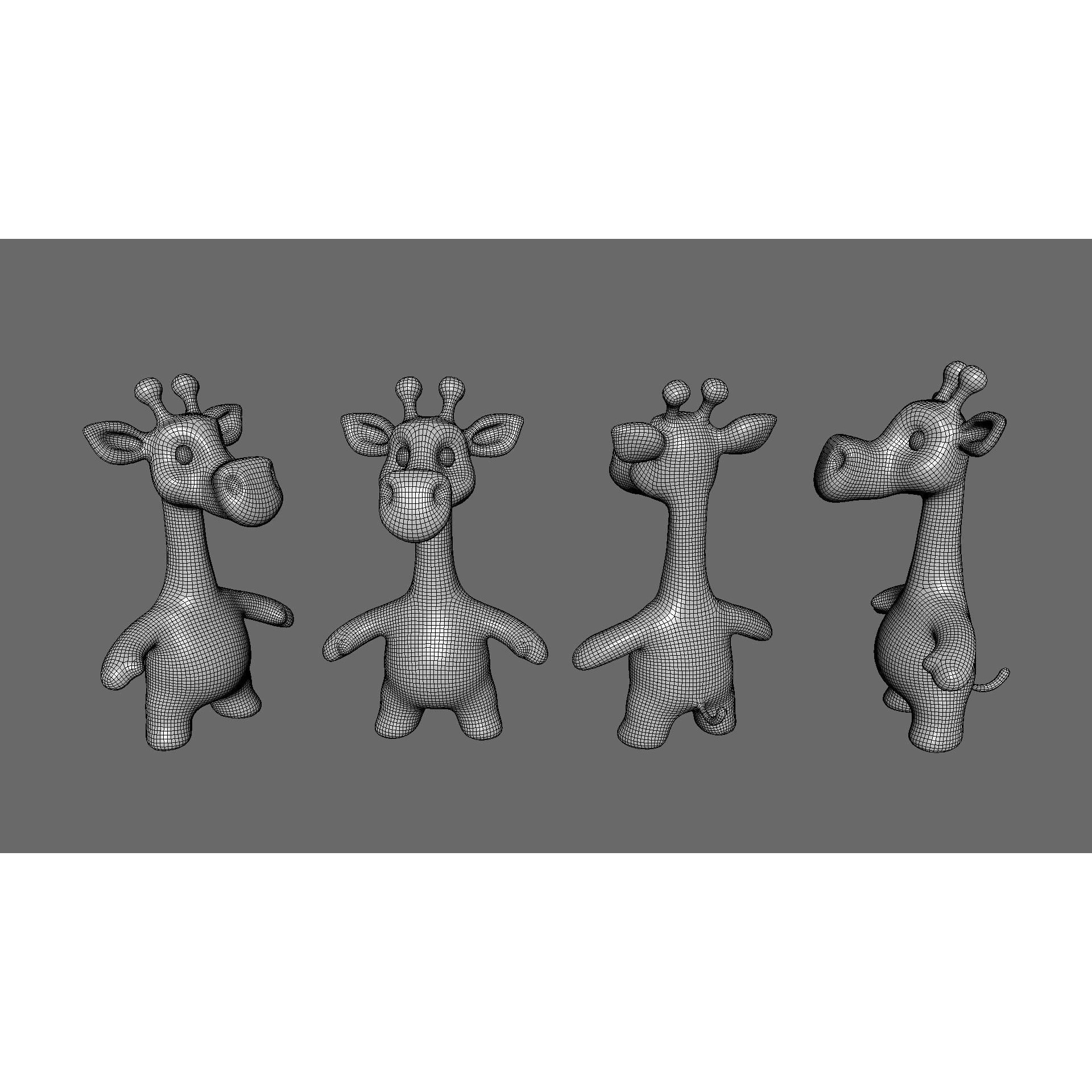 Little Animal Baby 3D Model – Low Poly Animated Pack, FBX, Blender - View 50