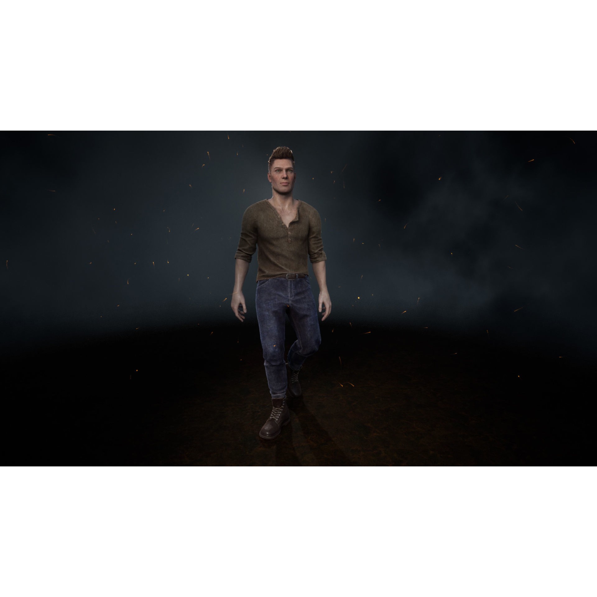 Bear Man 3D Model – Low Poly Game Ready Character with Transformation - View 4