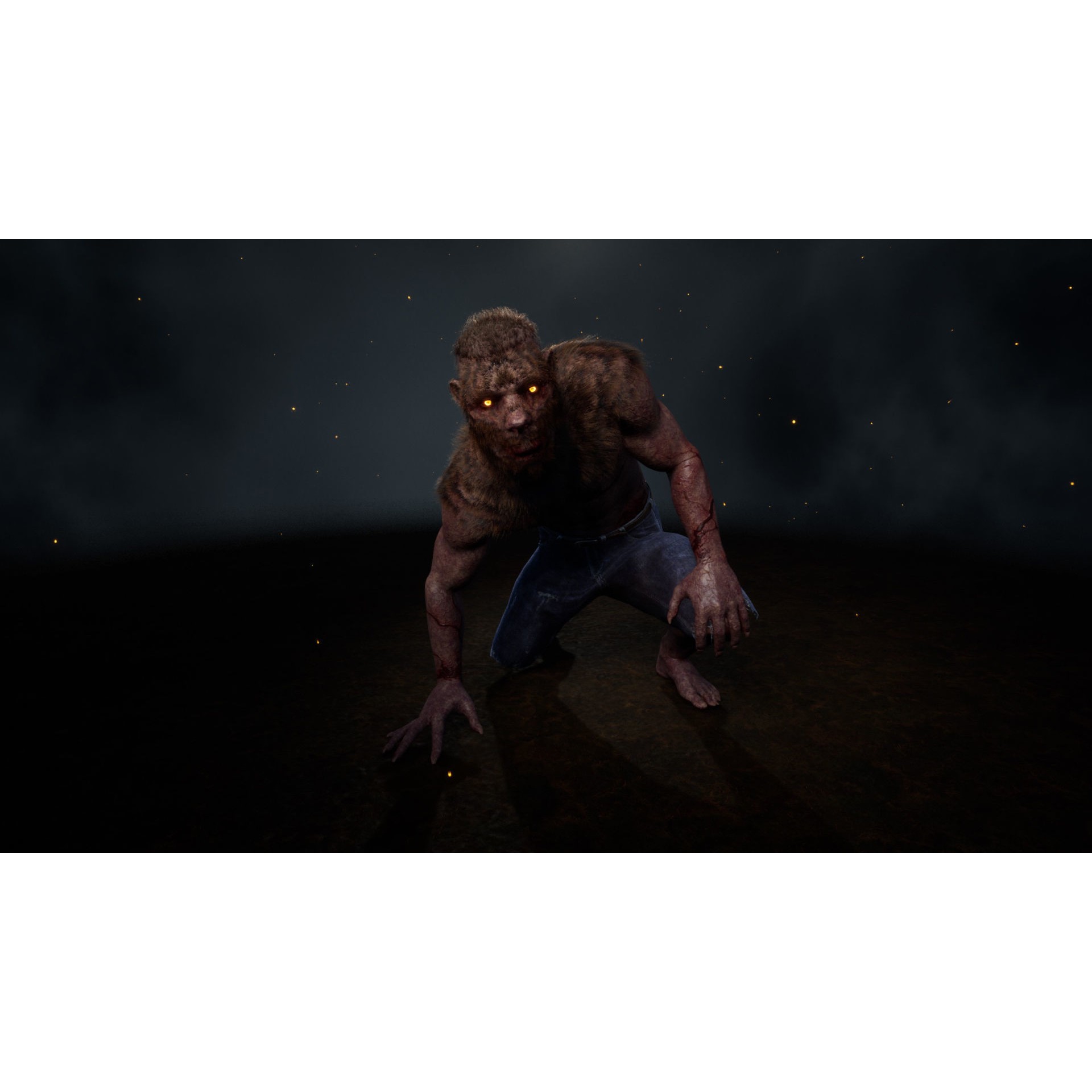 Bear Man 3D Model – Low Poly Game Ready Character with Transformation - View 6