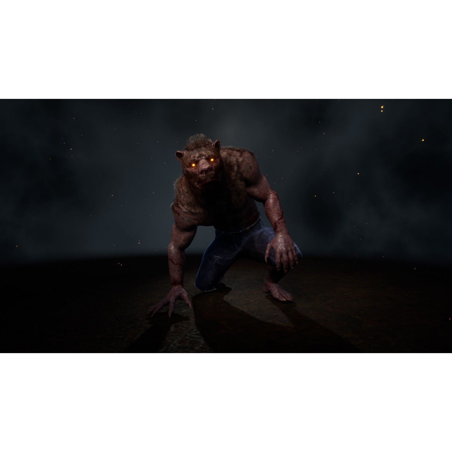 Bear Man 3D Model – Low Poly Game Ready Character with Transformation - View 7