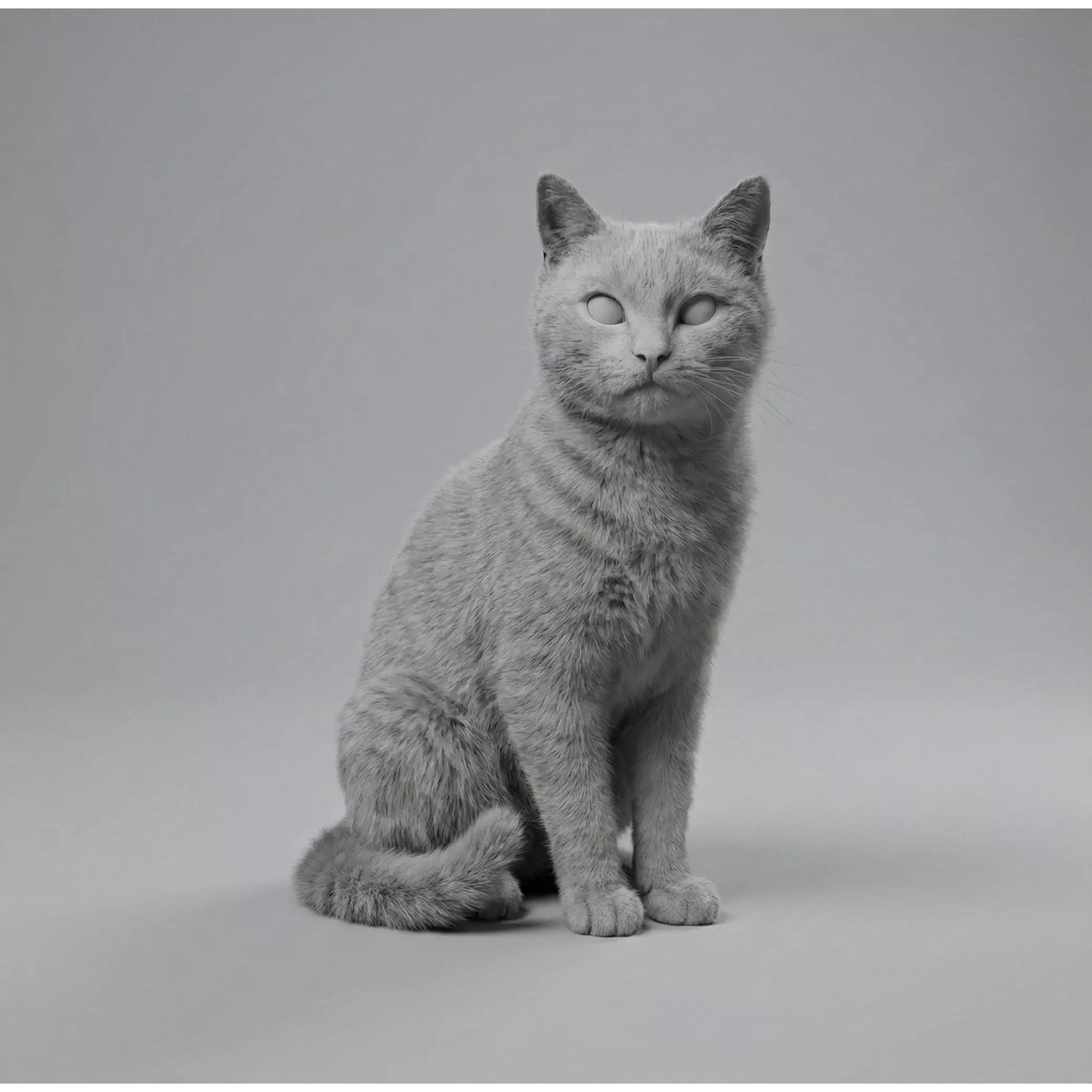 Tabby Cat 3D Model – Rigged Animated Fur, Blender, Game-Ready - View 27