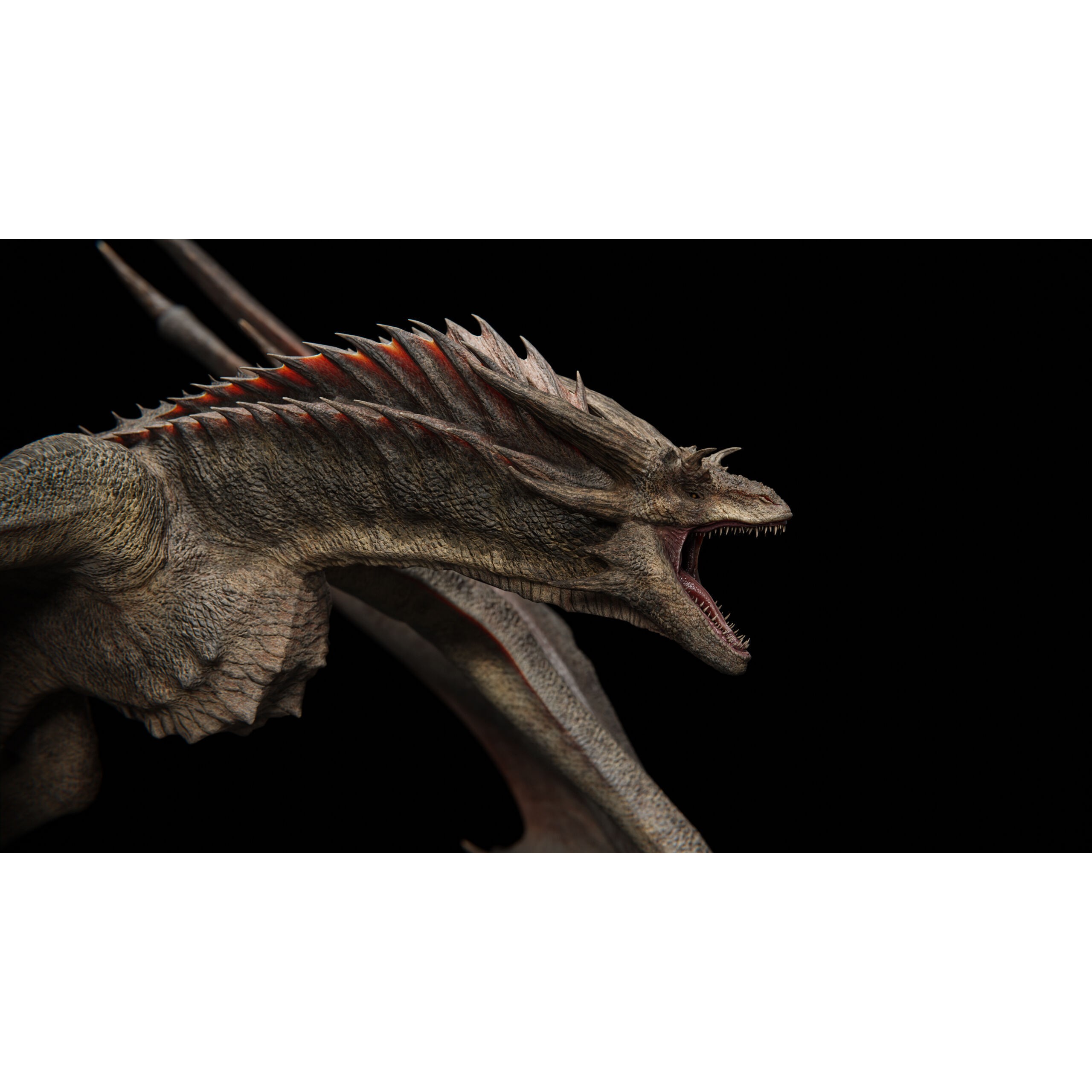 Vyrethorn Dragon 3D Model – Low Poly Rigged Creature, FBX & Blender - View 14