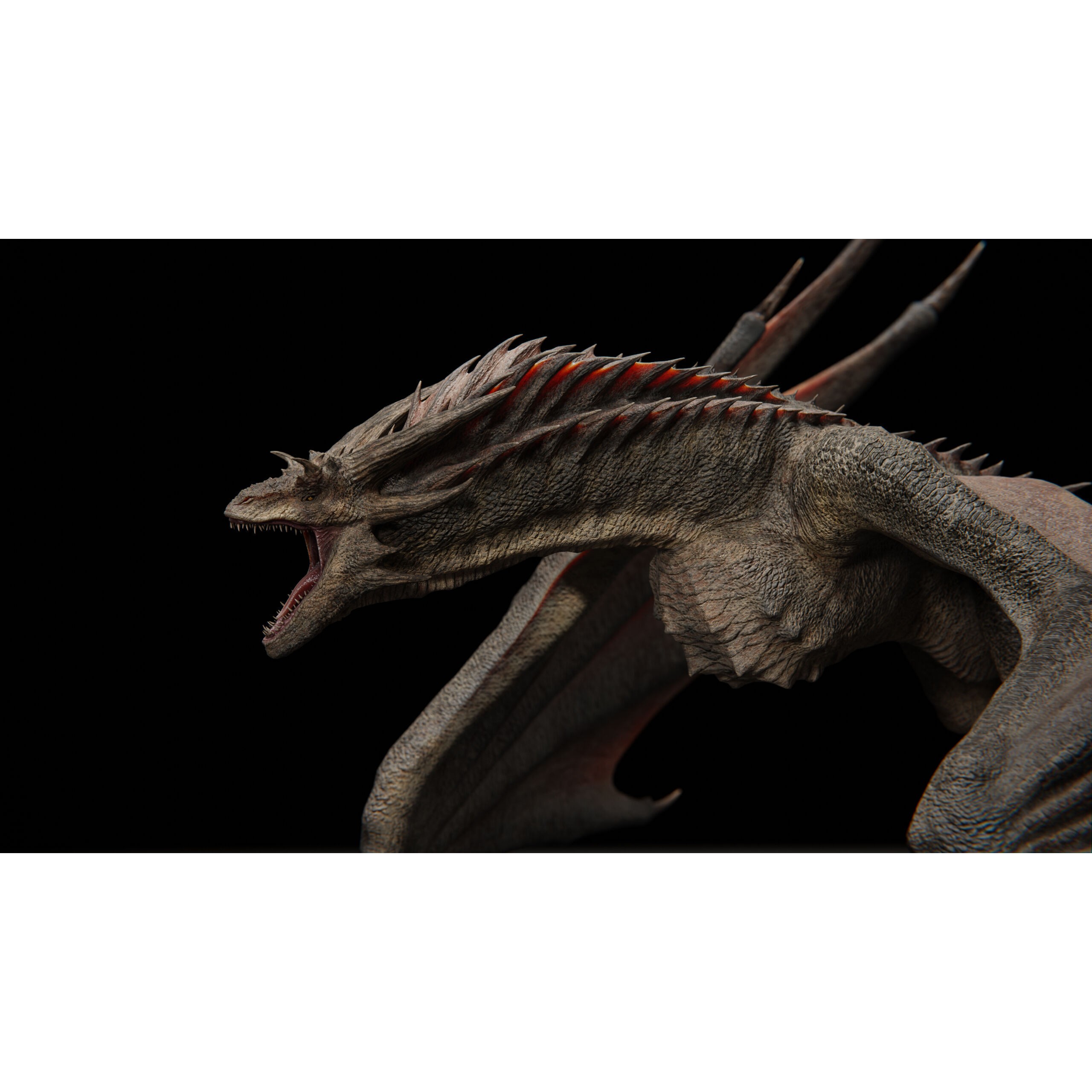 Vyrethorn Dragon 3D Model – Low Poly Rigged Creature, FBX & Blender - View 15