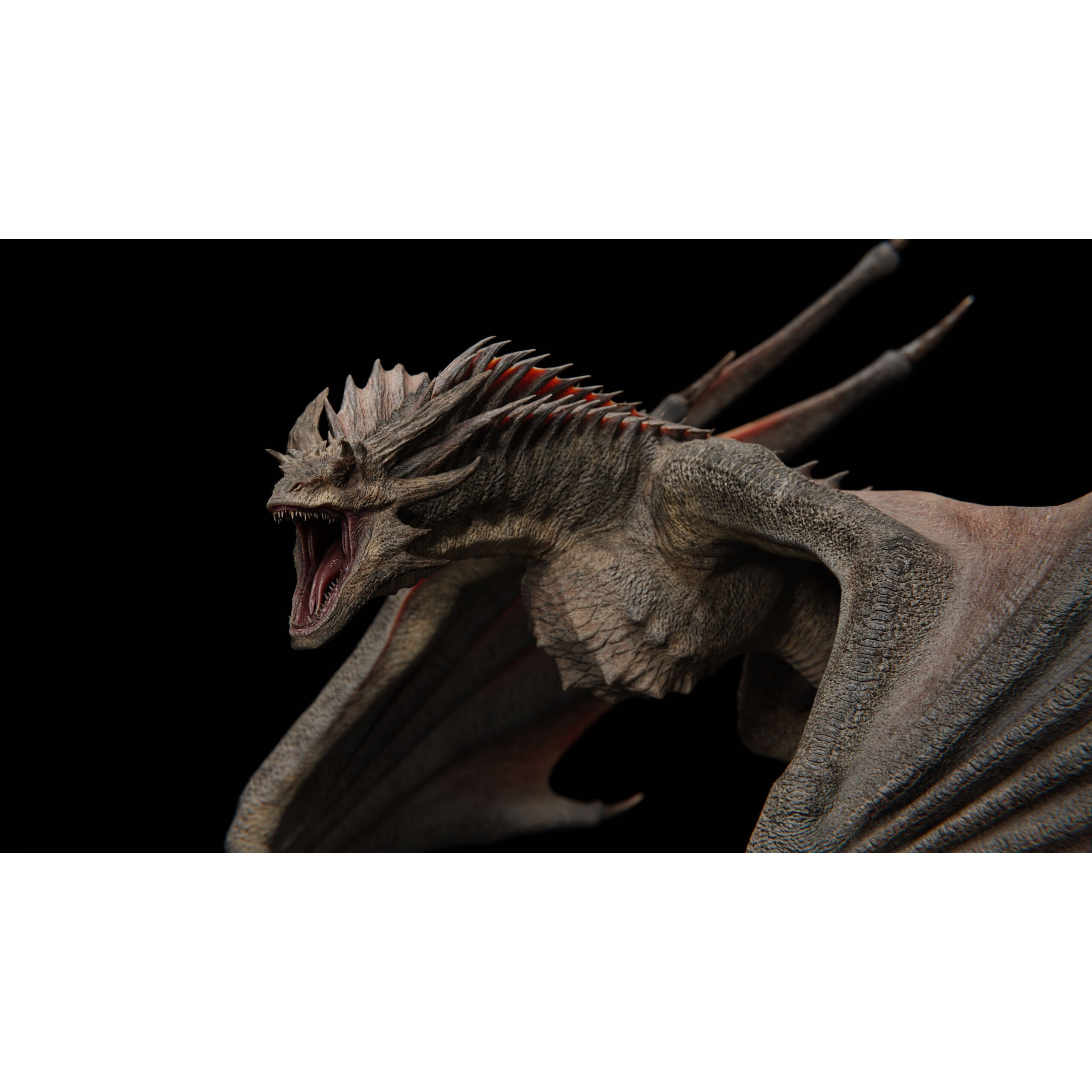 Vyrethorn Dragon 3D Model – Low Poly Rigged Creature, FBX & Blender - View 17