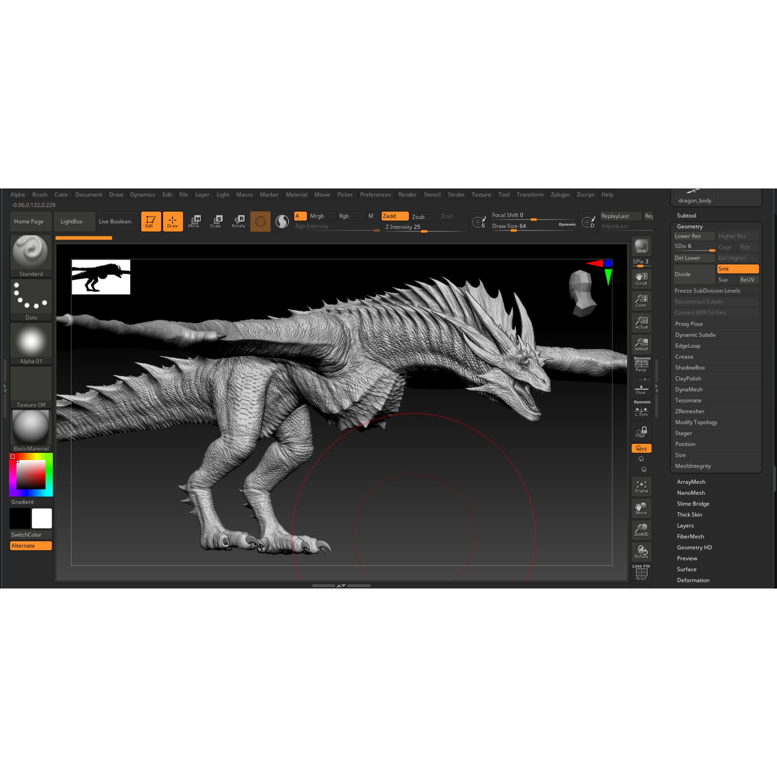 Vyrethorn Dragon 3D Model – Low Poly Rigged Creature, FBX & Blender - View 27