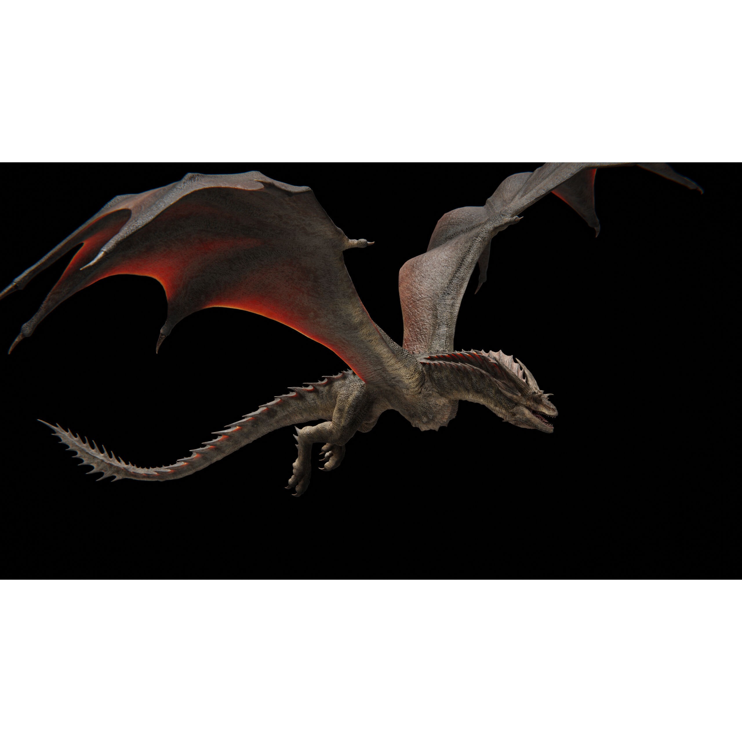 Vyrethorn Dragon 3D Model – Low Poly Rigged Creature, FBX & Blender - View 29