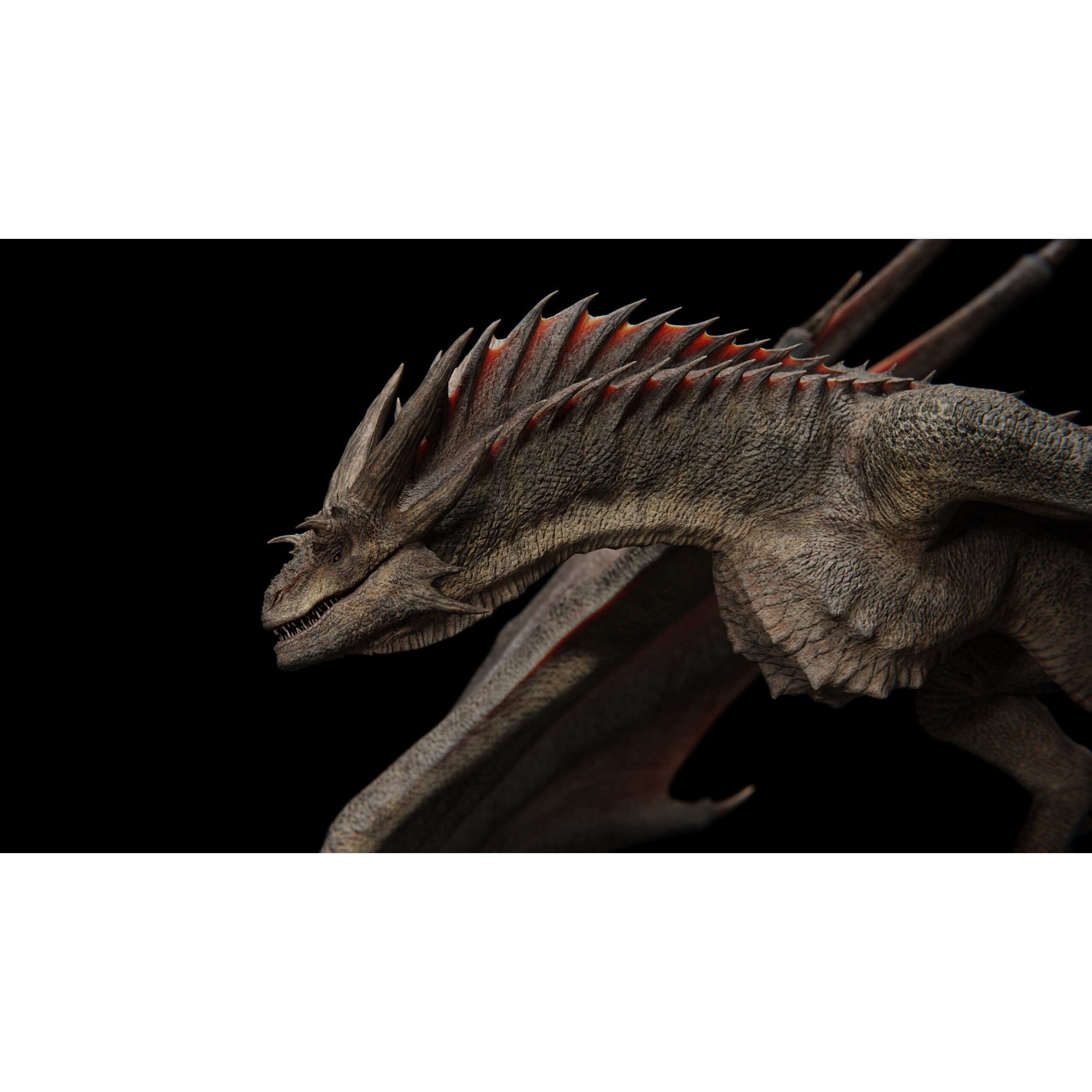 Vyrethorn Dragon 3D Model – Low Poly Rigged Creature, FBX & Blender - View 34