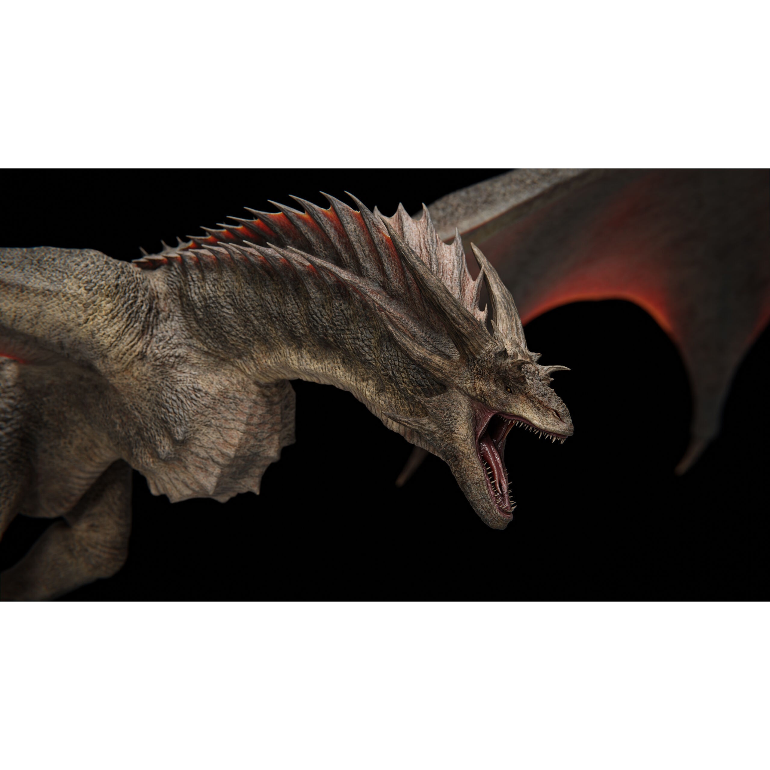 Vyrethorn Dragon 3D Model – Low Poly Rigged Creature, FBX & Blender - View 44