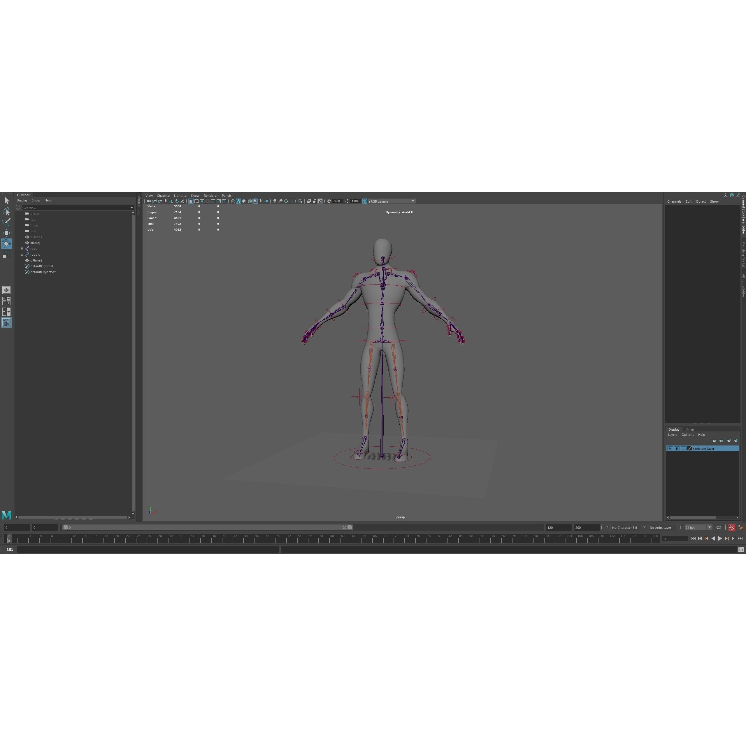 Earth Horse 3D Model – Low Poly Animated Rigged Asset for Games - View 12