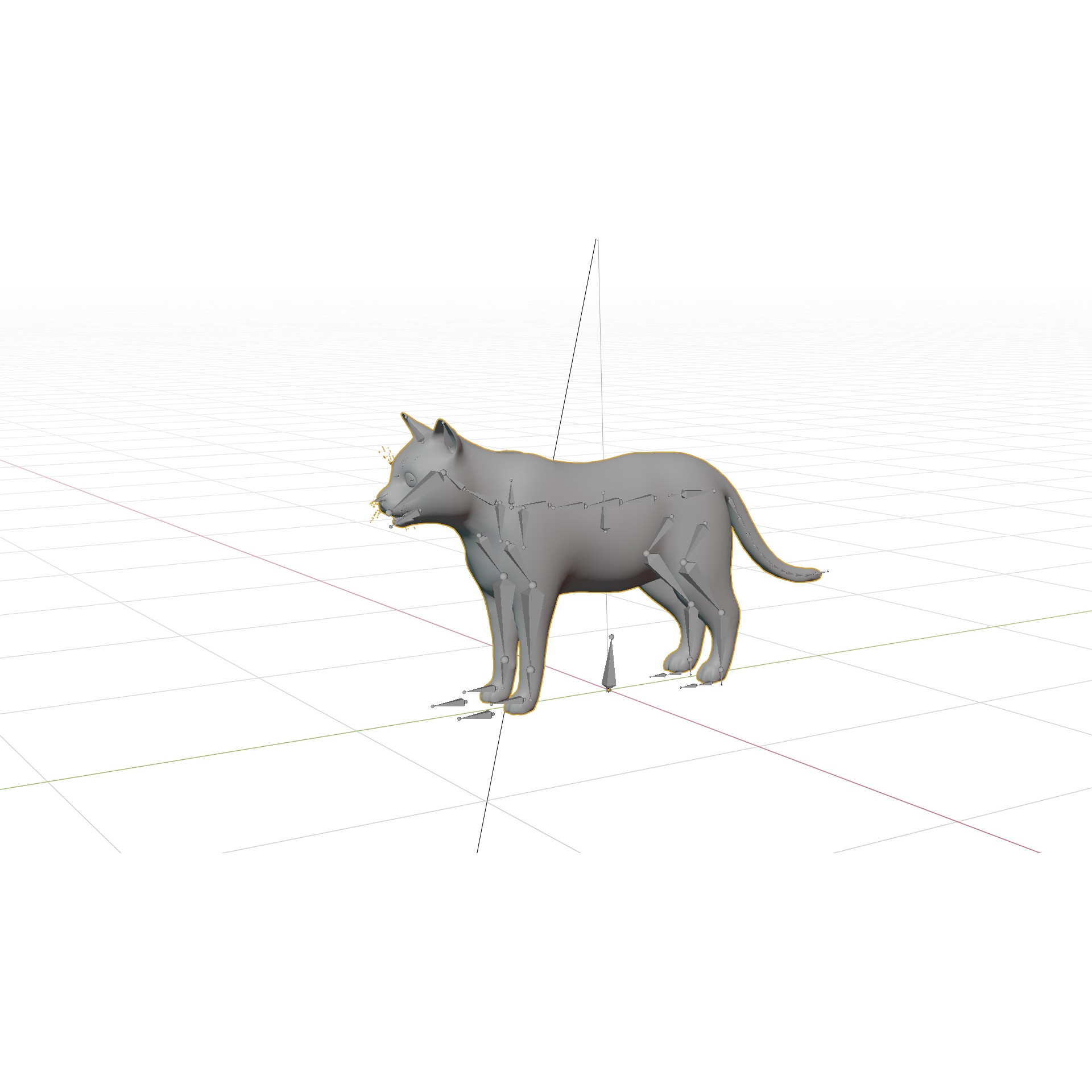 Cats 3D Model – Low Poly Game Ready with 27 Animations, FBX - View 16