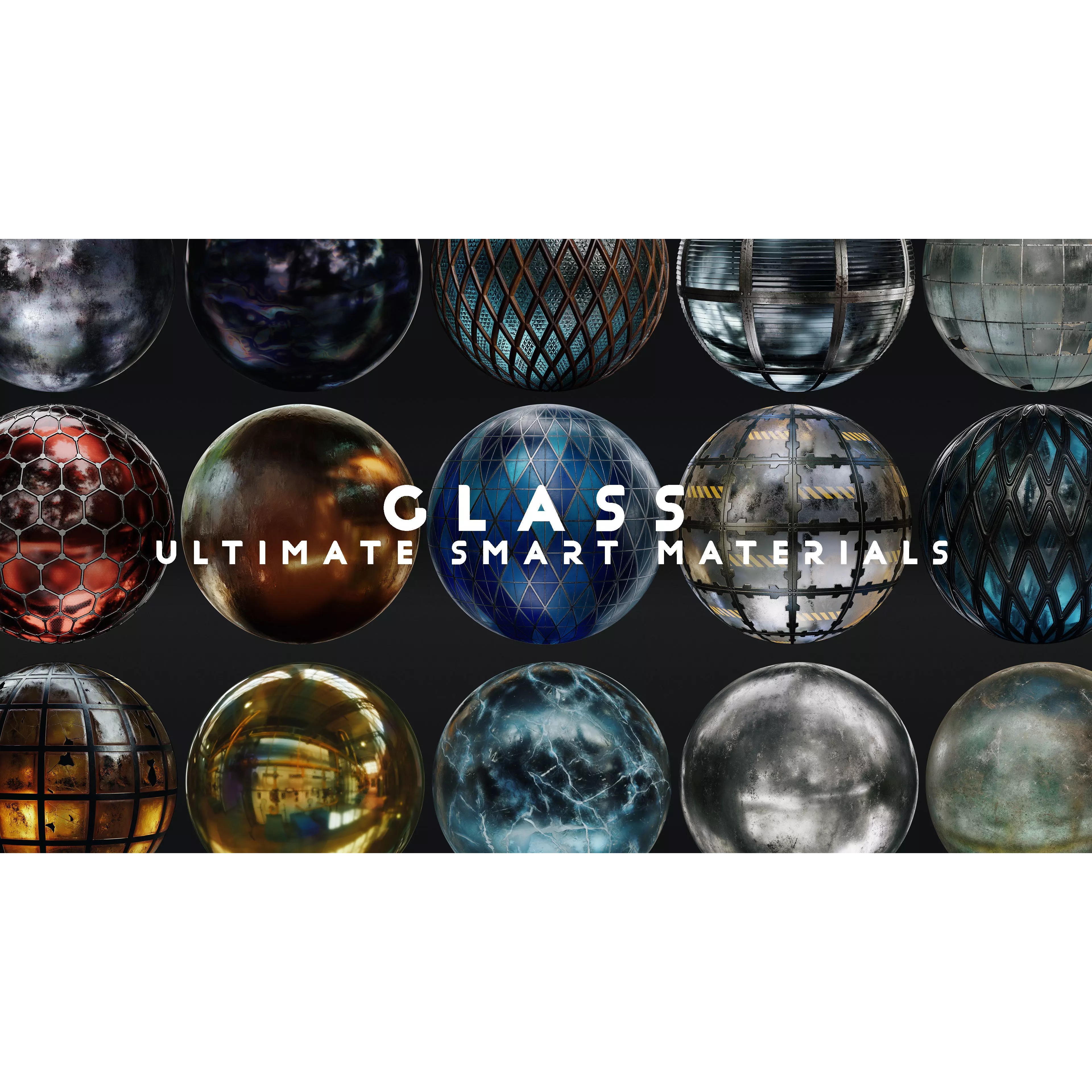 Ultimate Glass Smart Materials - Customizable 3D Model - View 2