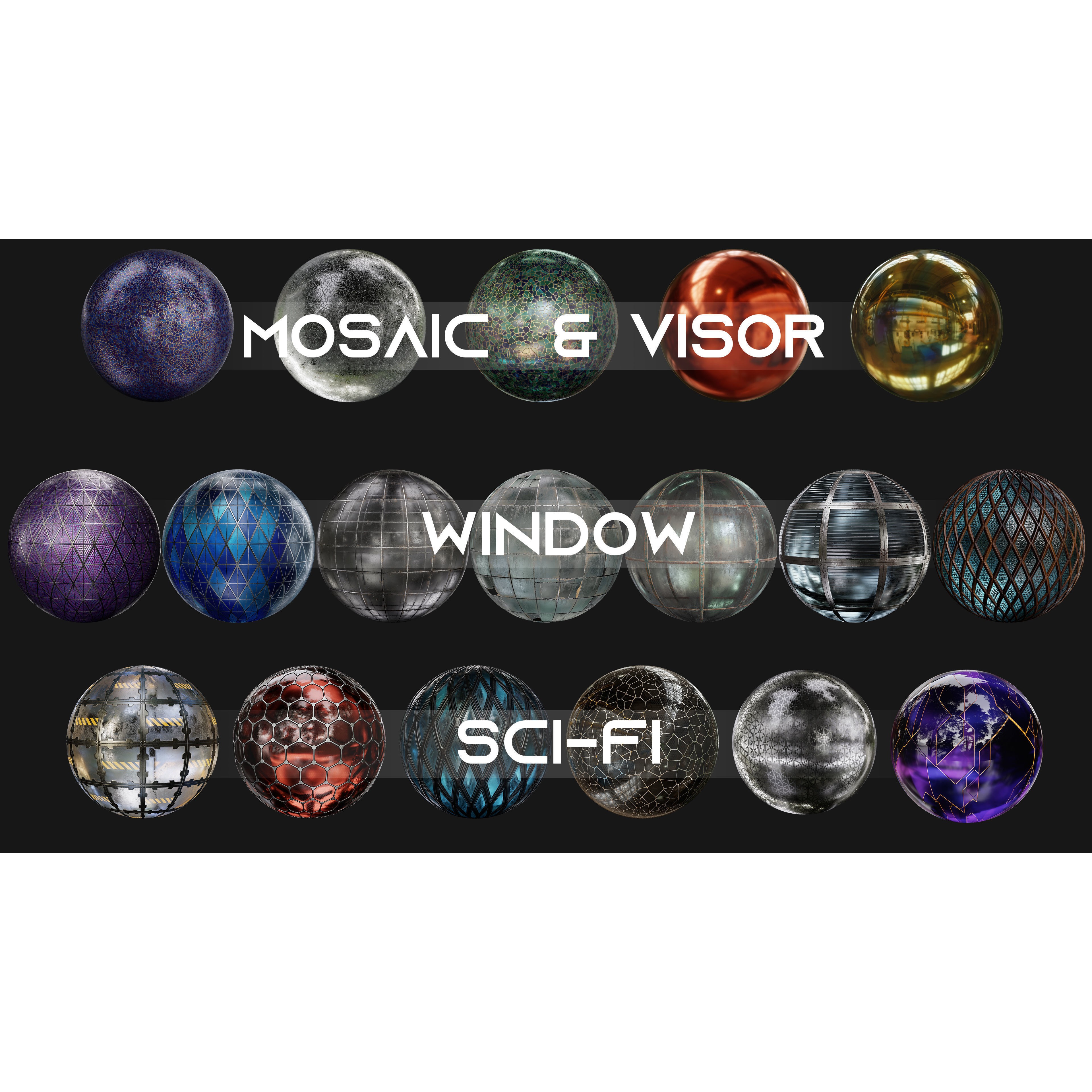 Ultimate Glass Smart Materials - Customizable 3D Model - View 3