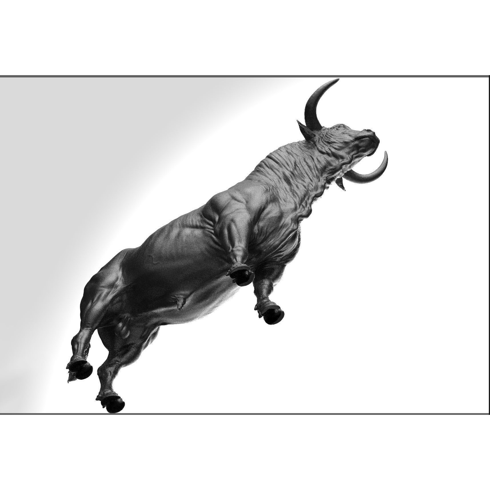 Bull 3D Model – High Poly T-Pose with PBR Textures, FBX & OBJ - View 8