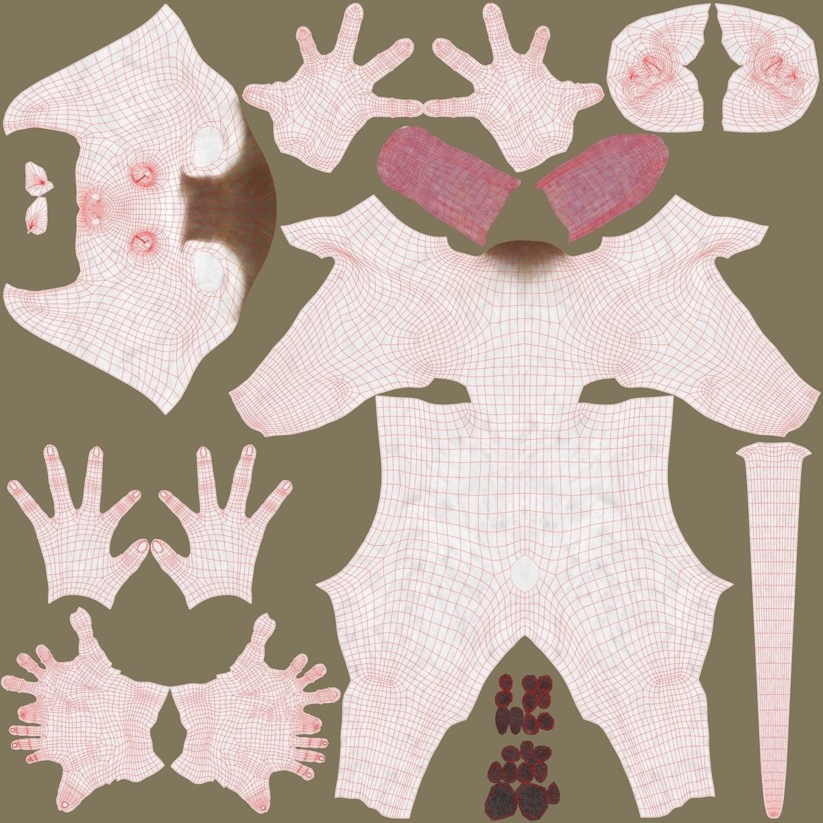 Baby White Sifaka 3D Model – Rigged, High Poly, Blender - View 17