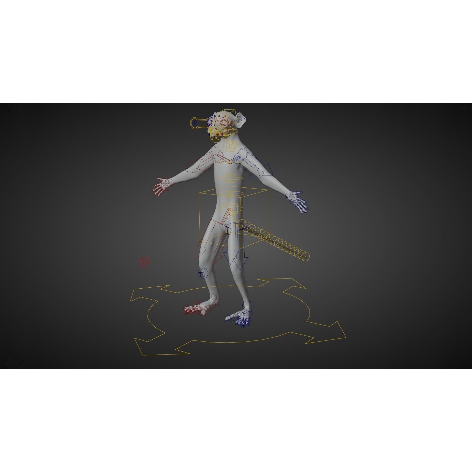 Baby White Sifaka 3D Model – Rigged, High Poly, Blender - View 9