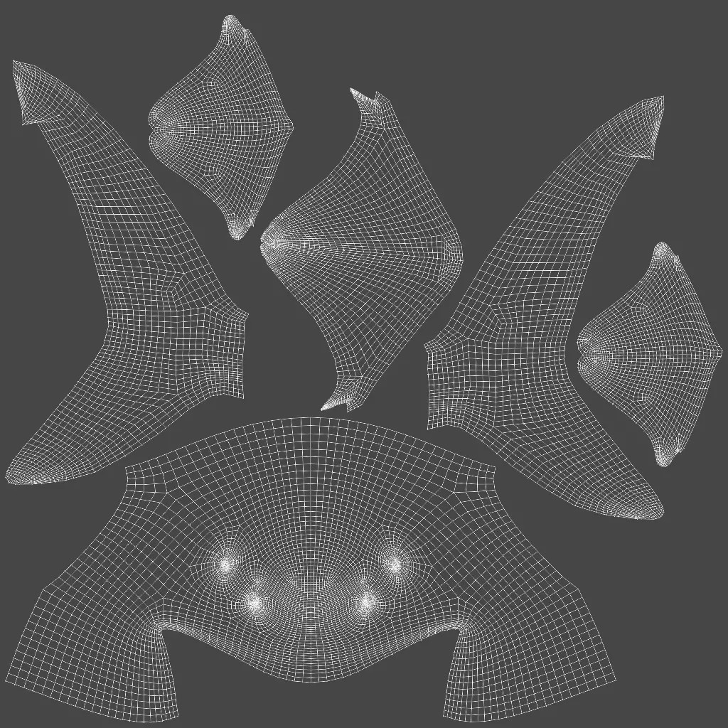 White Shark 3D Model – Game-Ready Rigged Asset, FBX, Blender - View 14