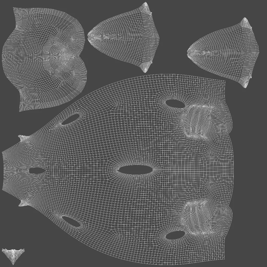 White Shark 3D Model – Game-Ready Rigged Asset, FBX, Blender - View 15