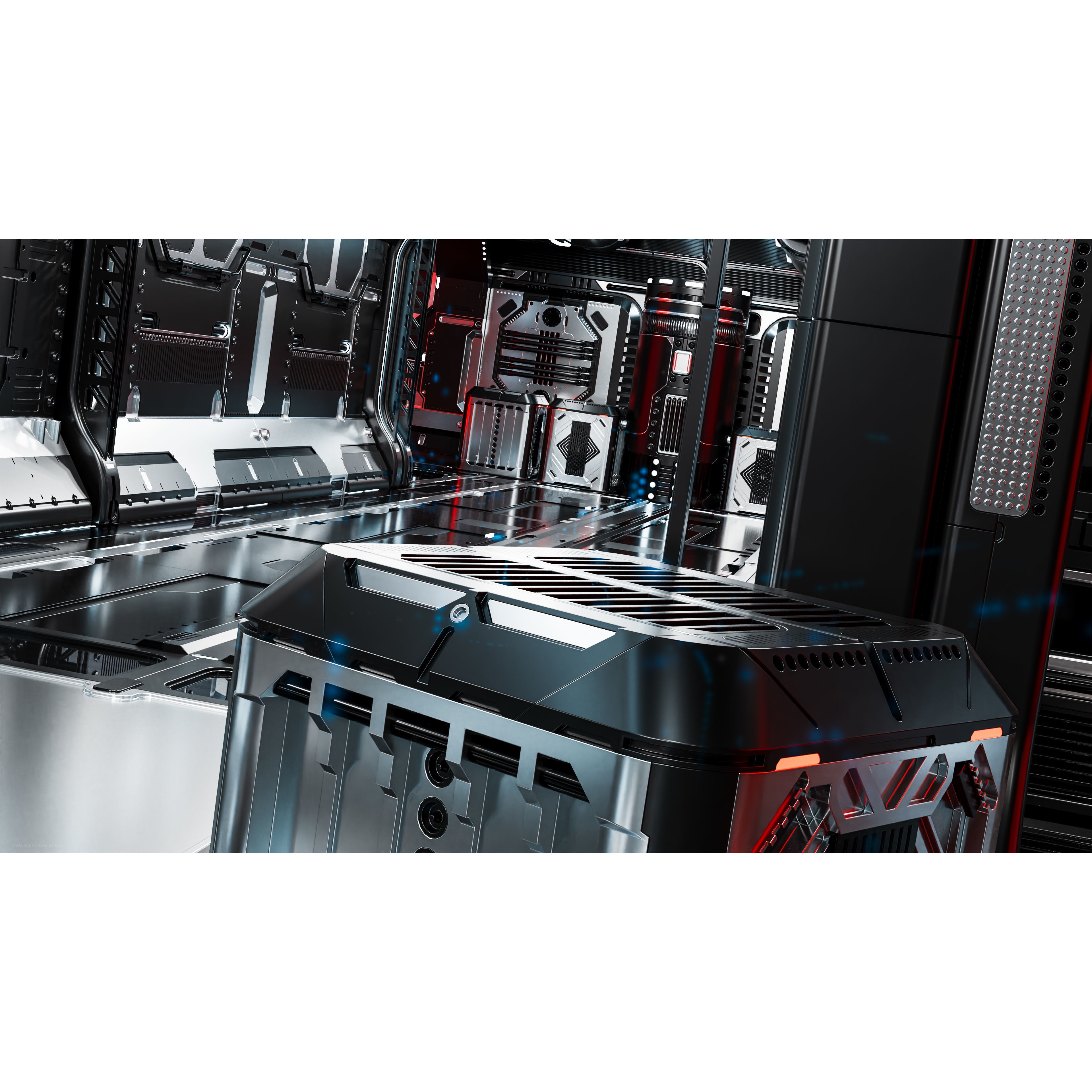 25 Sci-Fi Interior Asset Pack - Low-Poly Game-Ready 3D Model - View 11