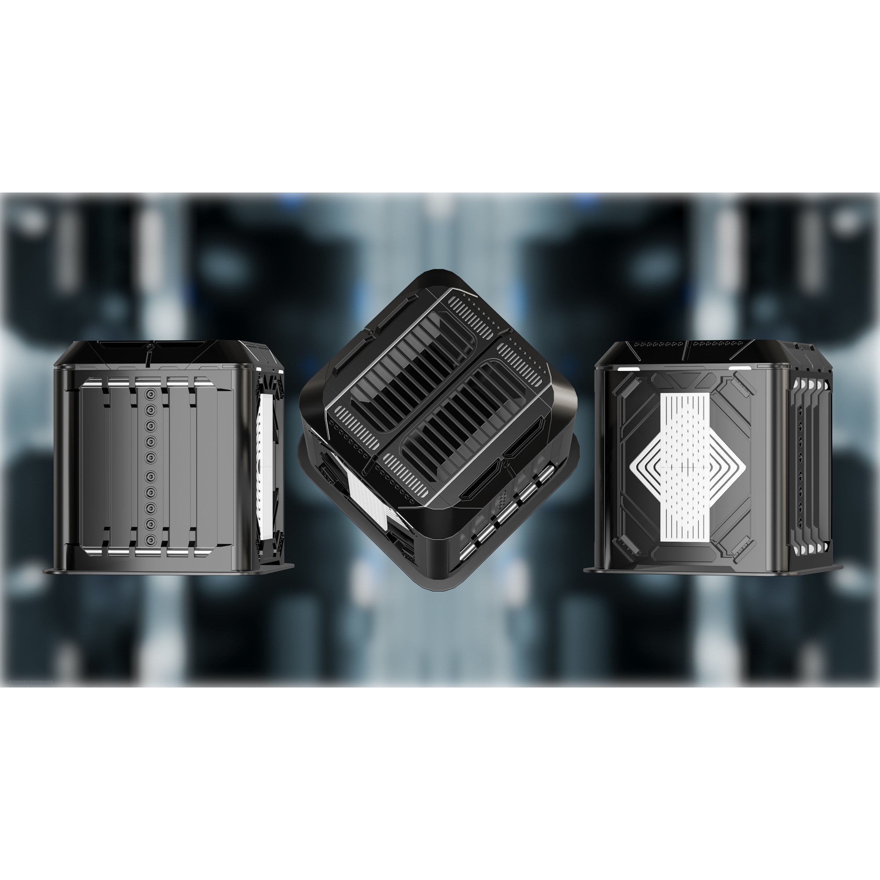 25 Sci-Fi Interior Asset Pack - Low-Poly Game-Ready 3D Model - View 14