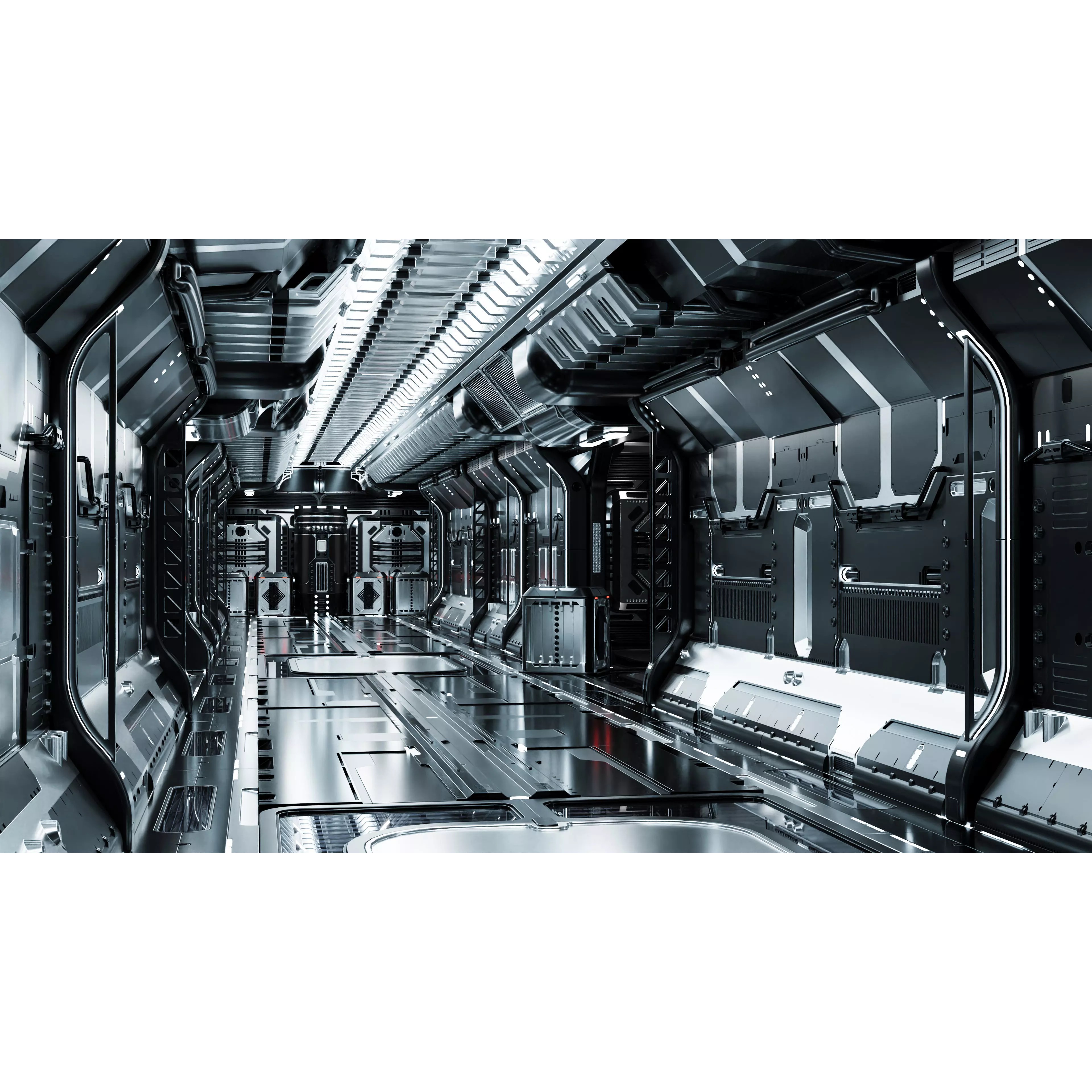 25 Sci-Fi Interior Asset Pack - Low-Poly Game-Ready 3D Model - View 2