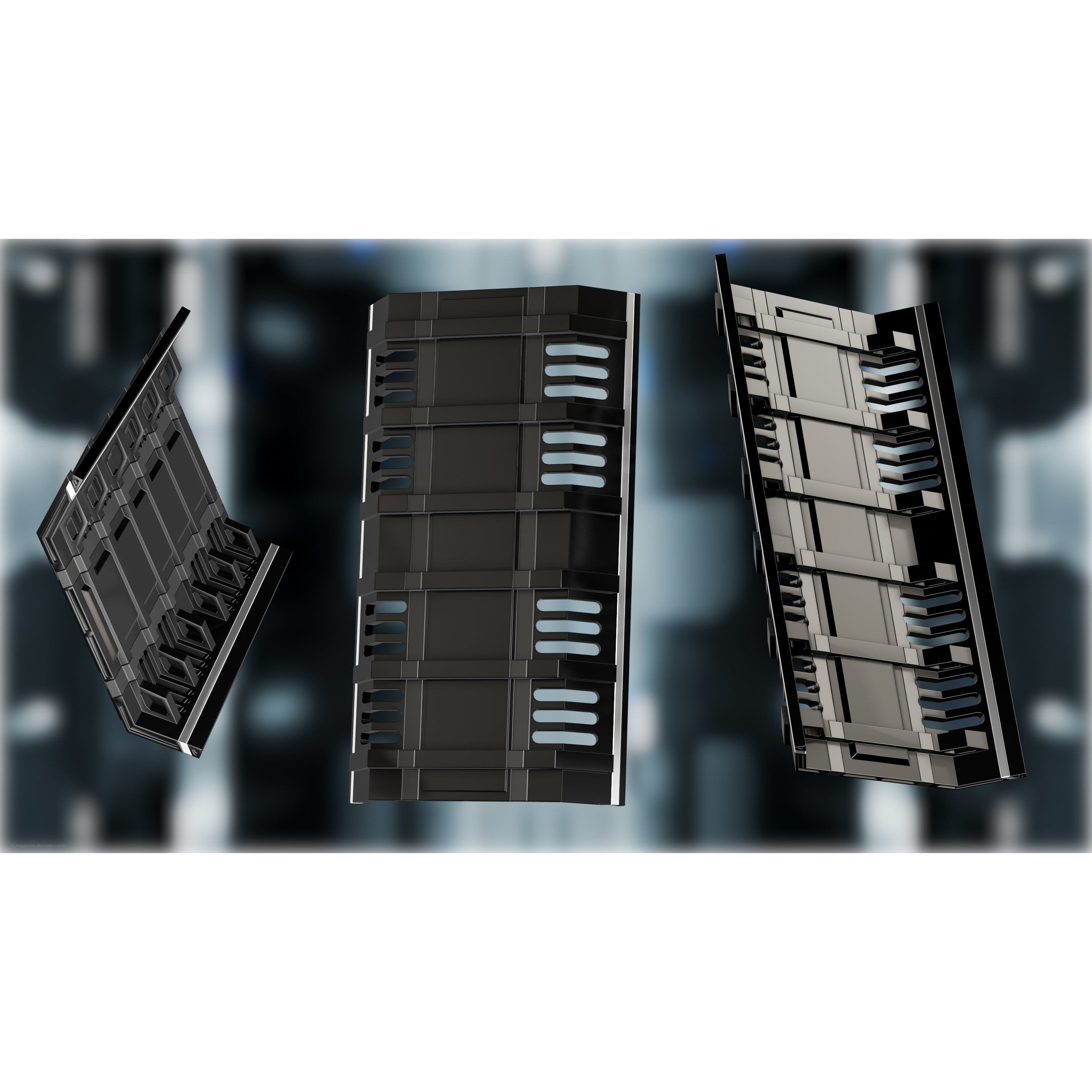 25 Sci-Fi Interior Asset Pack - Low-Poly Game-Ready 3D Model - View 24