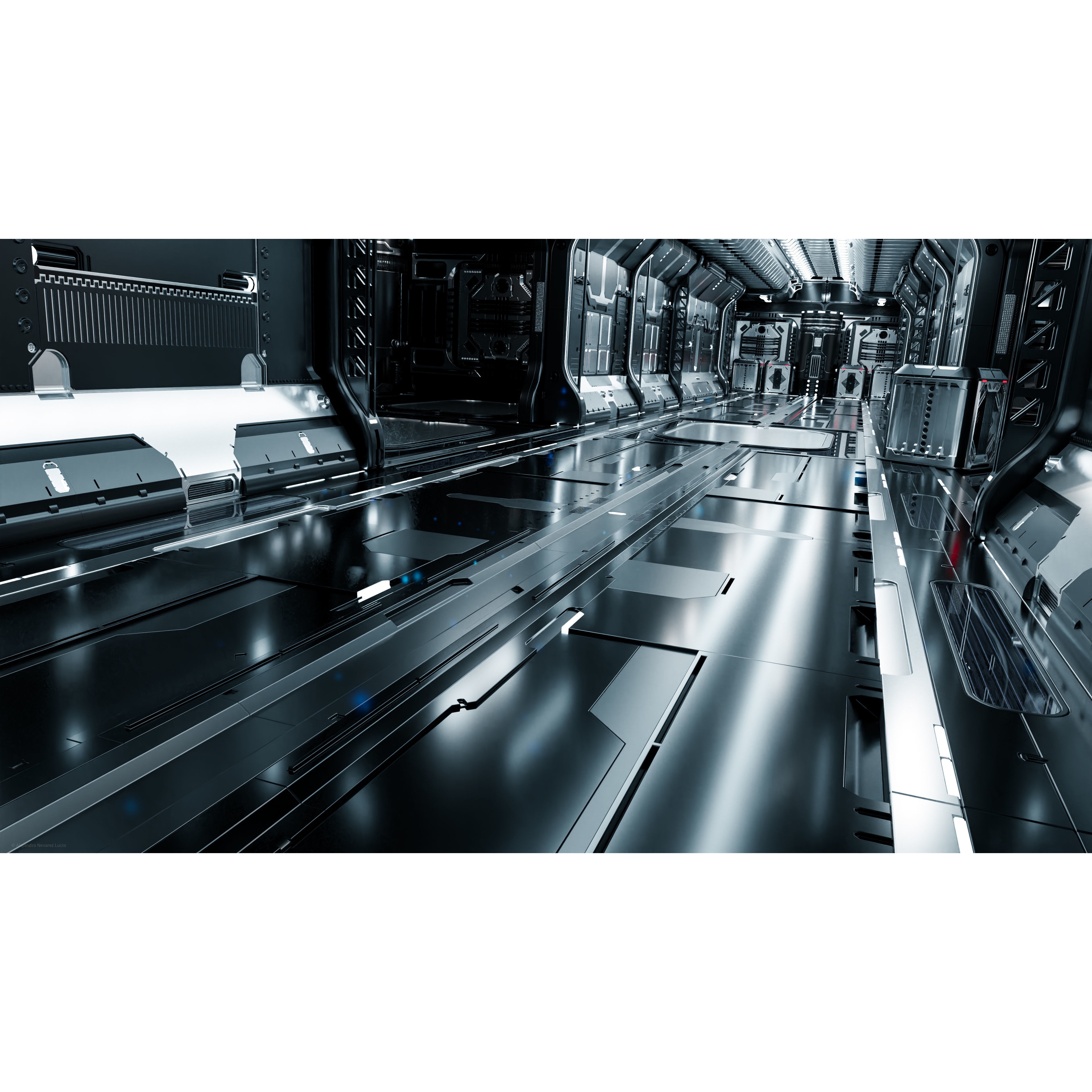 25 Sci-Fi Interior Asset Pack - Low-Poly Game-Ready 3D Model - View 5