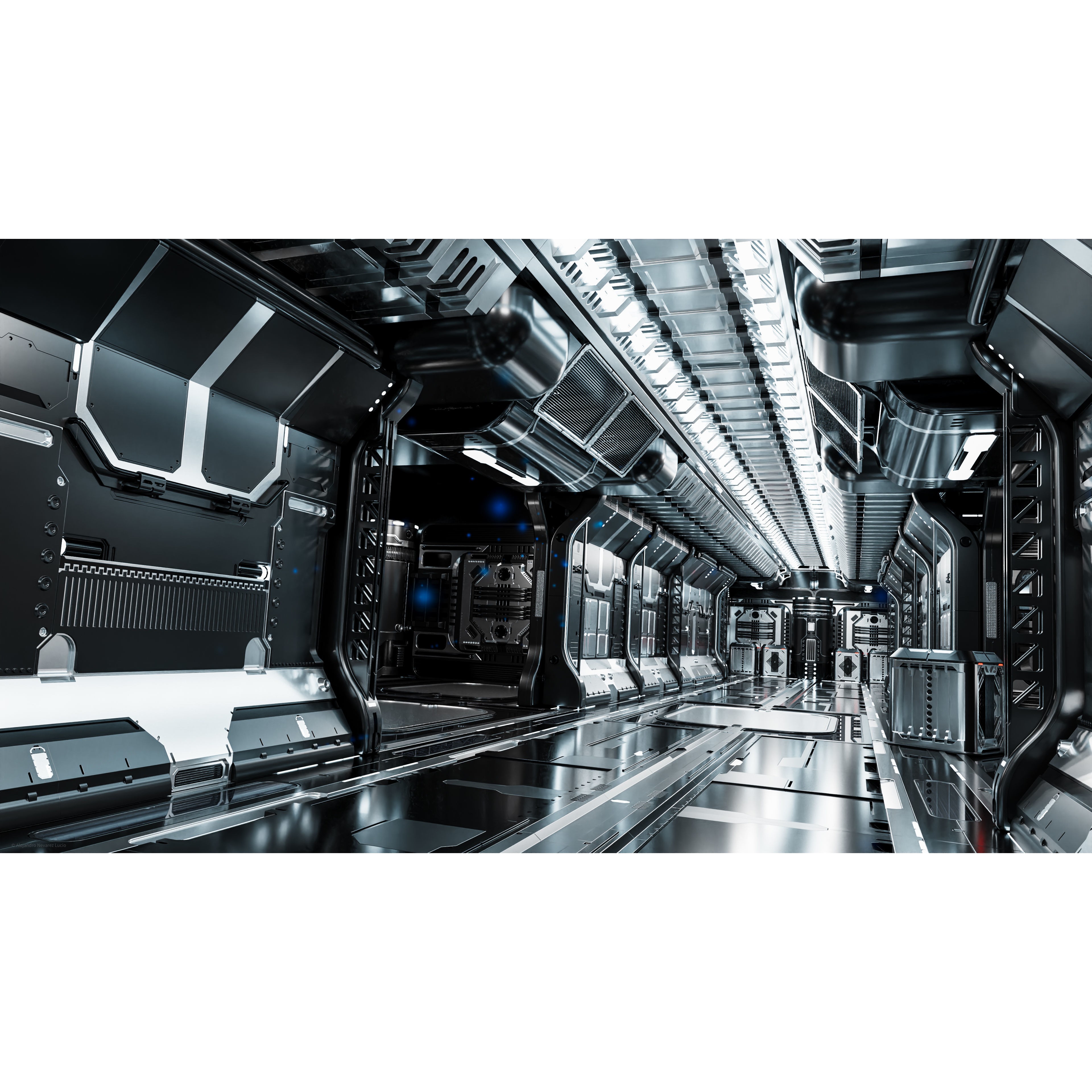 25 Sci-Fi Interior Asset Pack - Low-Poly Game-Ready 3D Model - View 8