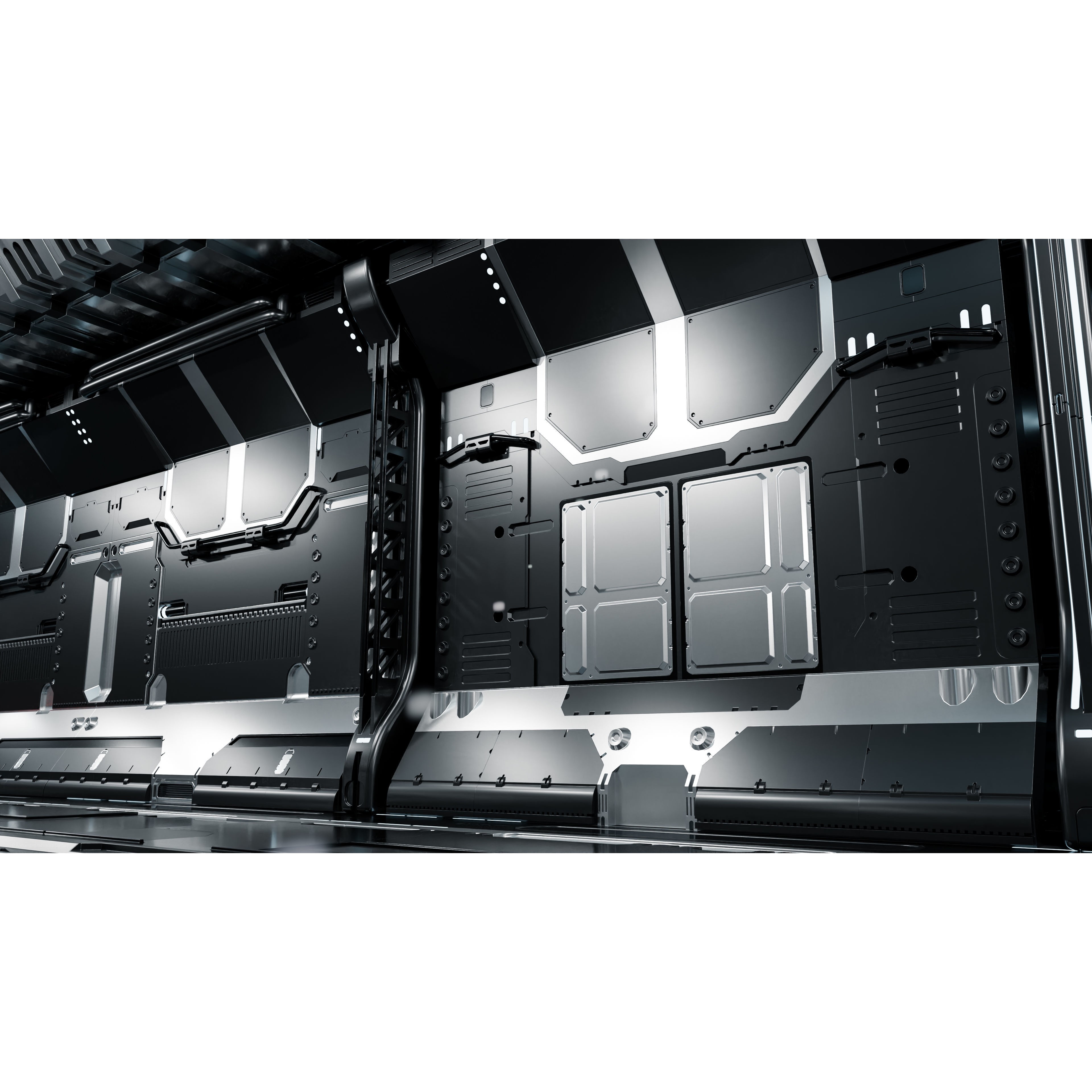 25 Sci-Fi Interior Asset Pack - Low-Poly Game-Ready 3D Model - View 9