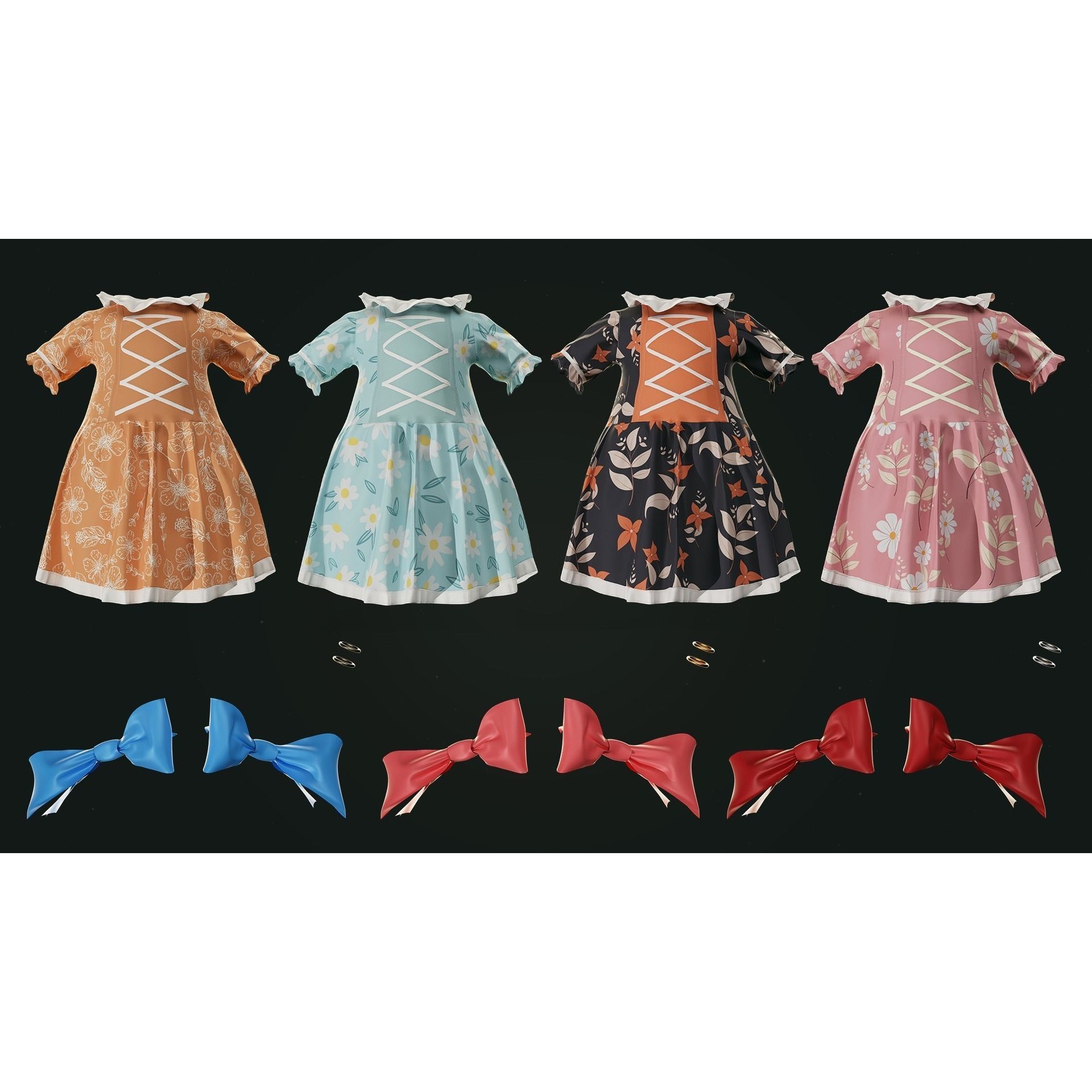 Bunny Jessica 3D Model – Low Poly Game-Ready Character, FBX - View 7