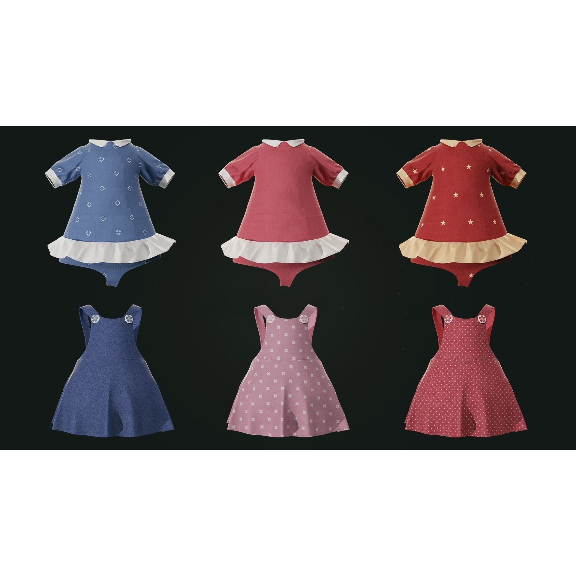 Bunny Jessica 3D Model – Low Poly Game-Ready Character, FBX - View 8