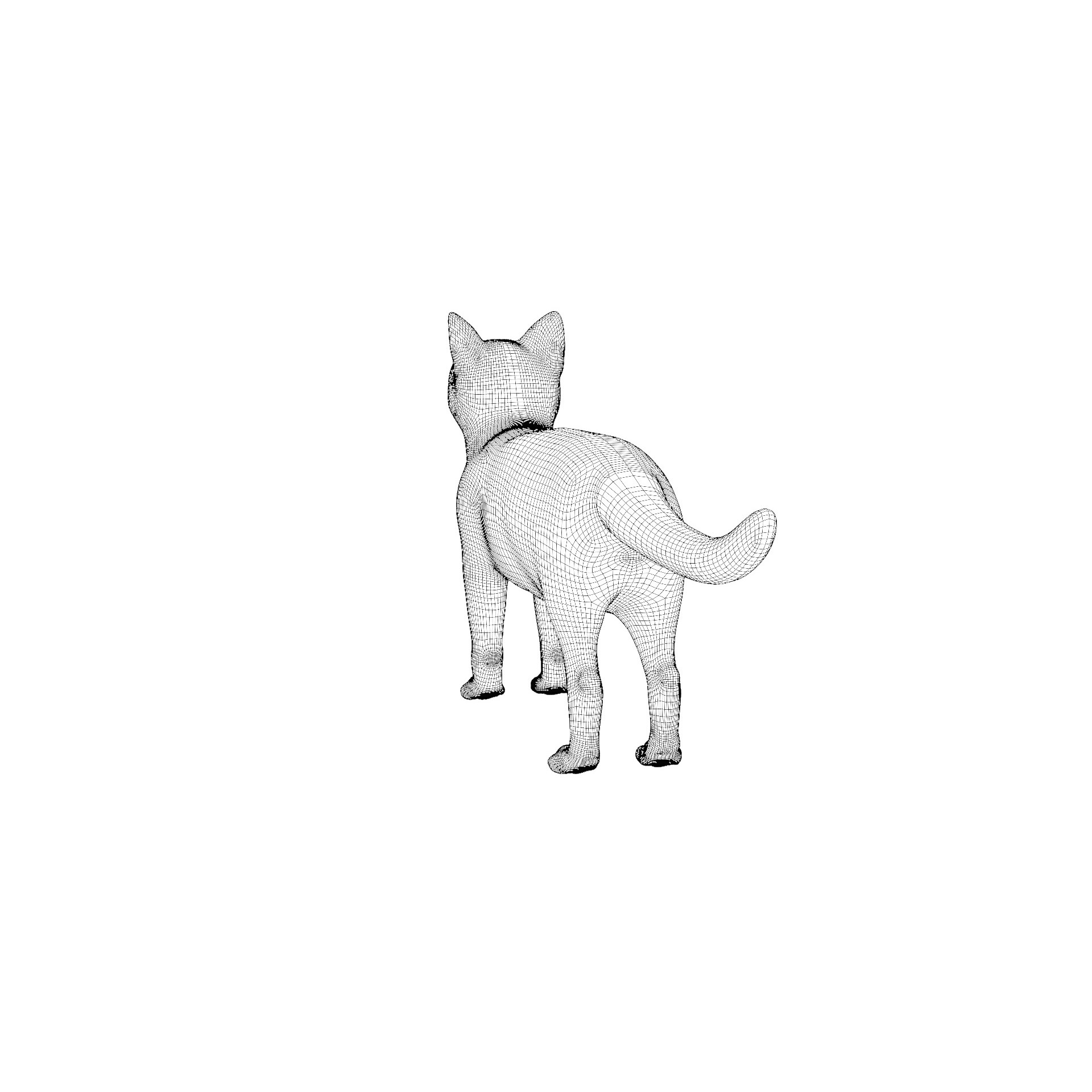 Balinese Cat 3D Model – Low Poly Rigged Asset, FBX & Blender - View 13