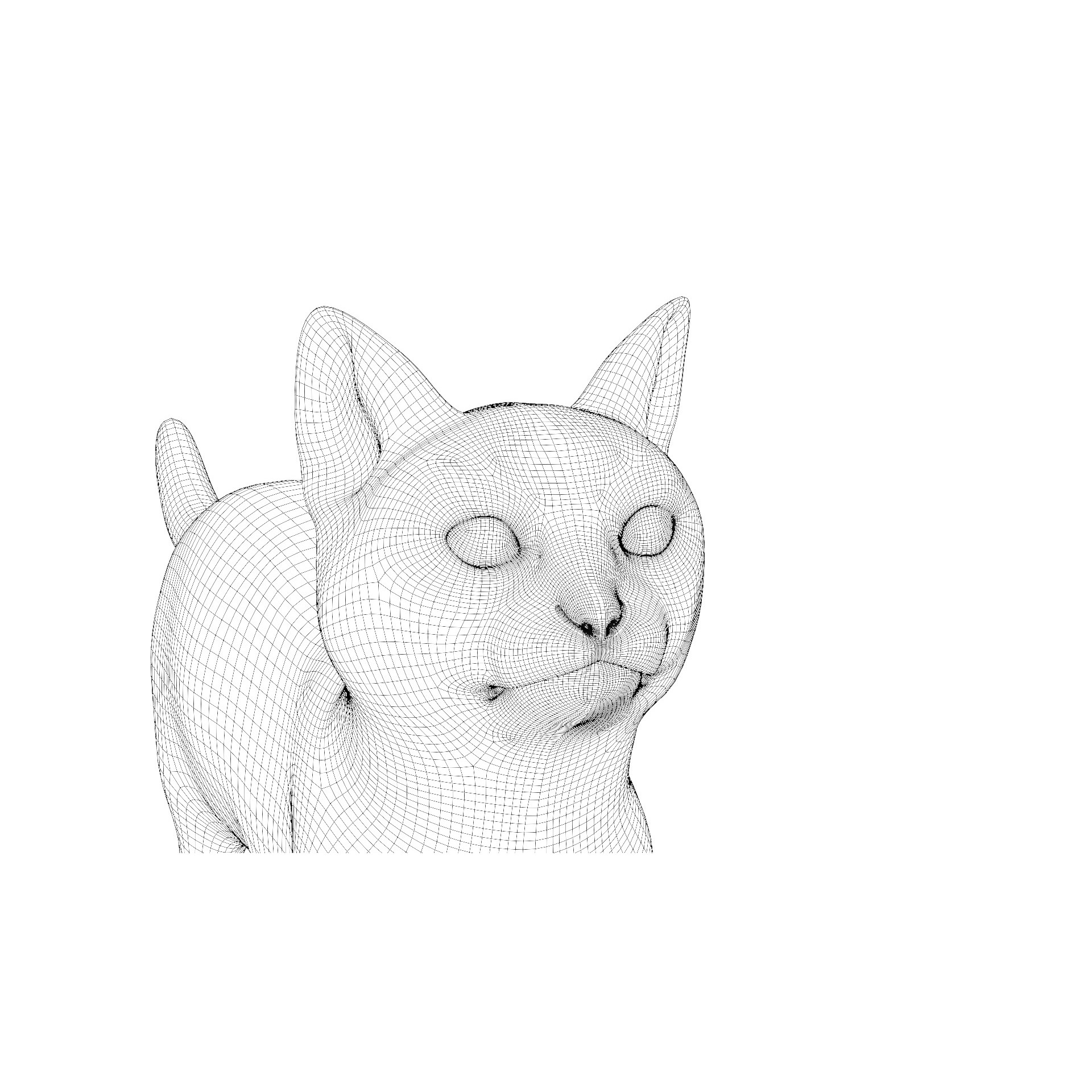 Balinese Cat 3D Model – Low Poly Rigged Asset, FBX & Blender - View 15