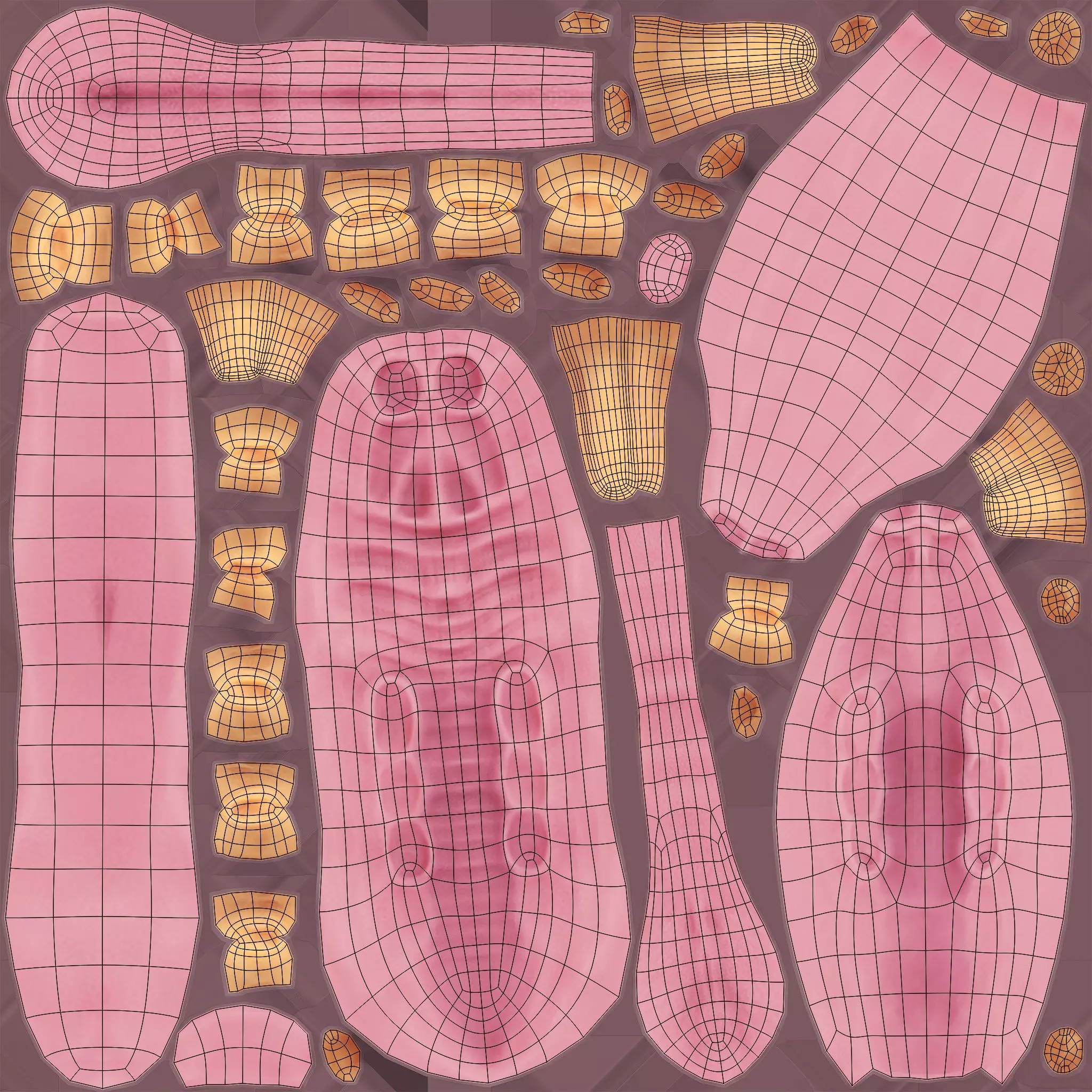 Hairless Rat 3D Model – Rigged Animated Character, FBX, OBJ - View 33