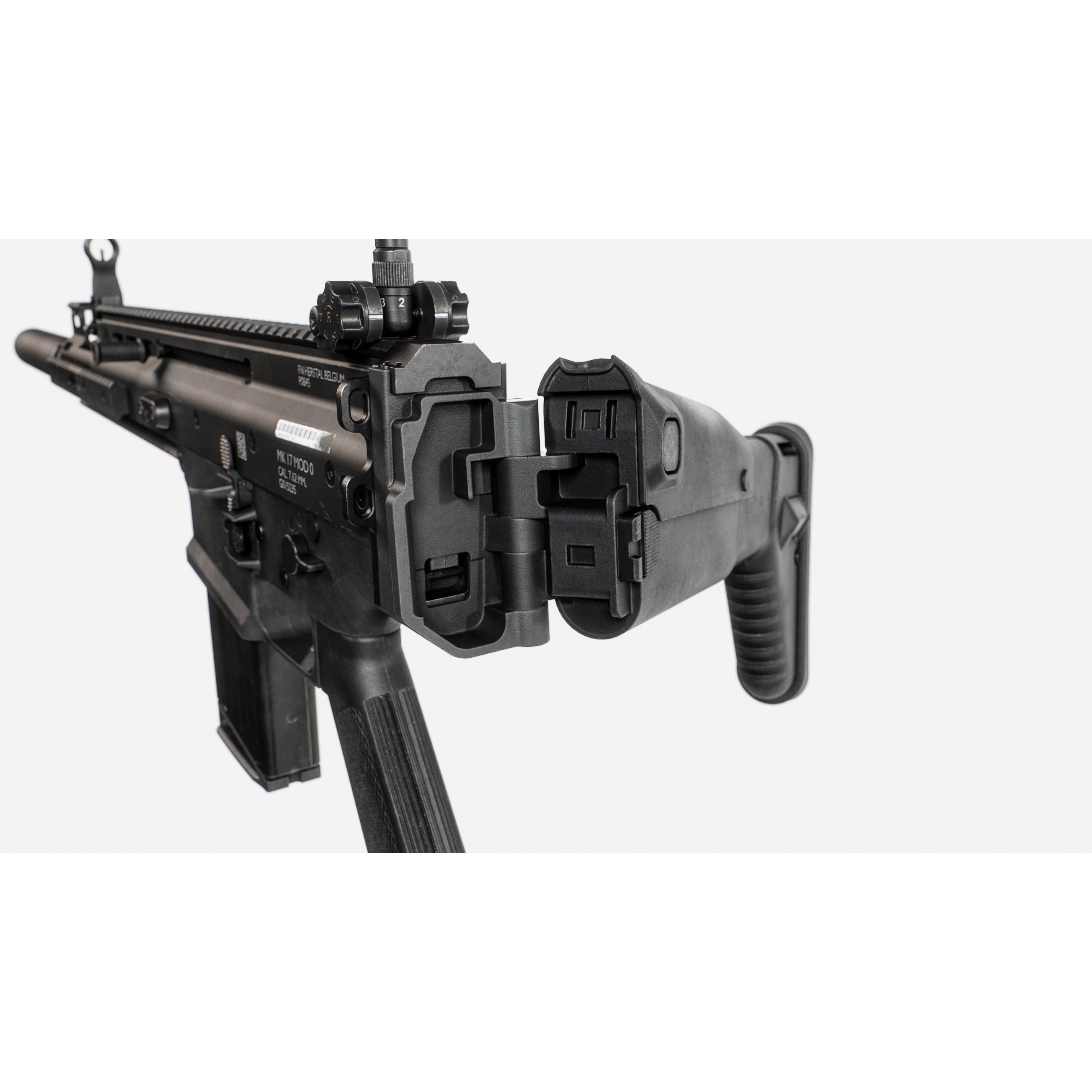 FN SCAR-H MK17 3D Model – Low Poly Game-Ready Rifle, FBX - View 17