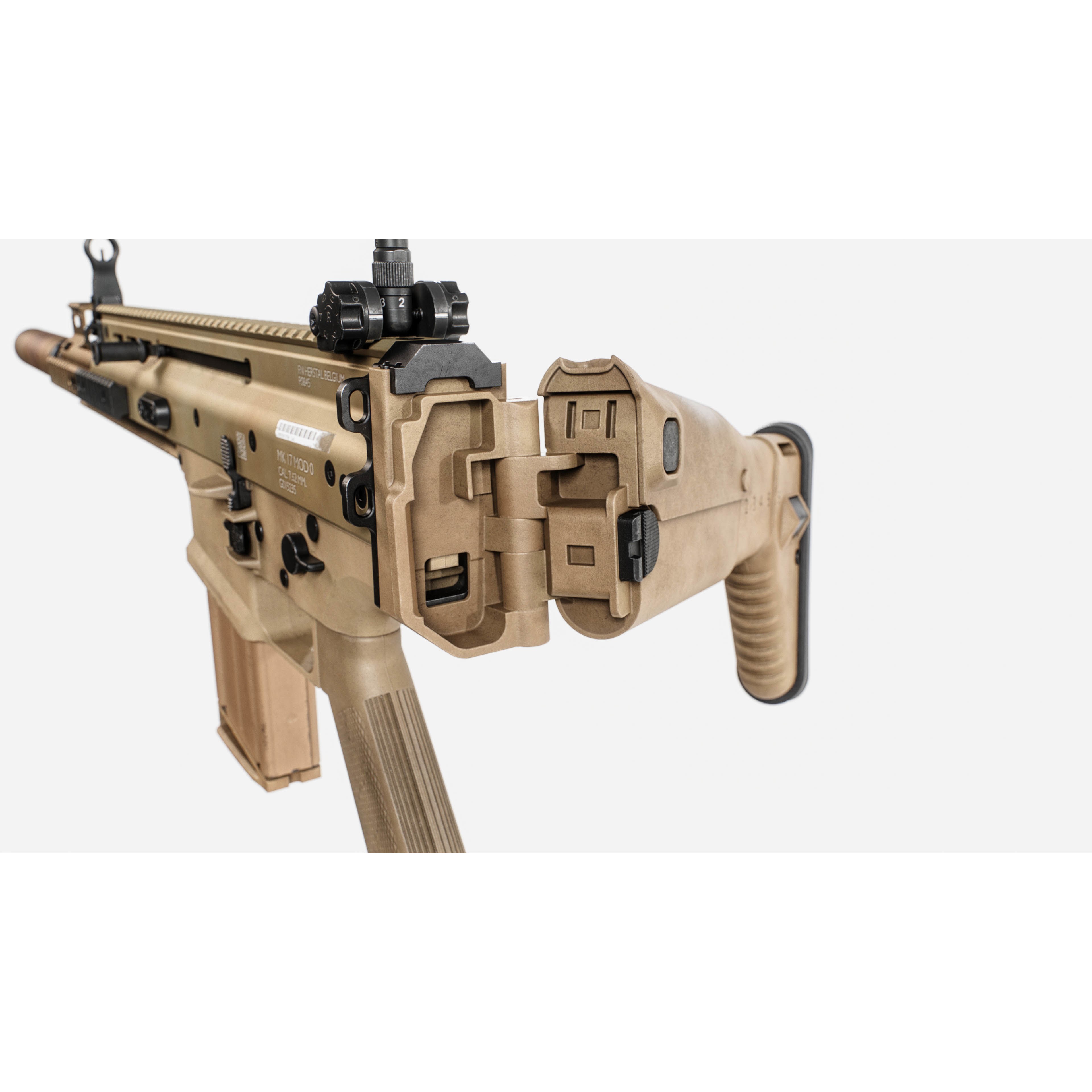 FN SCAR-H MK17 3D Model – Low Poly Game-Ready Rifle, FBX - View 18