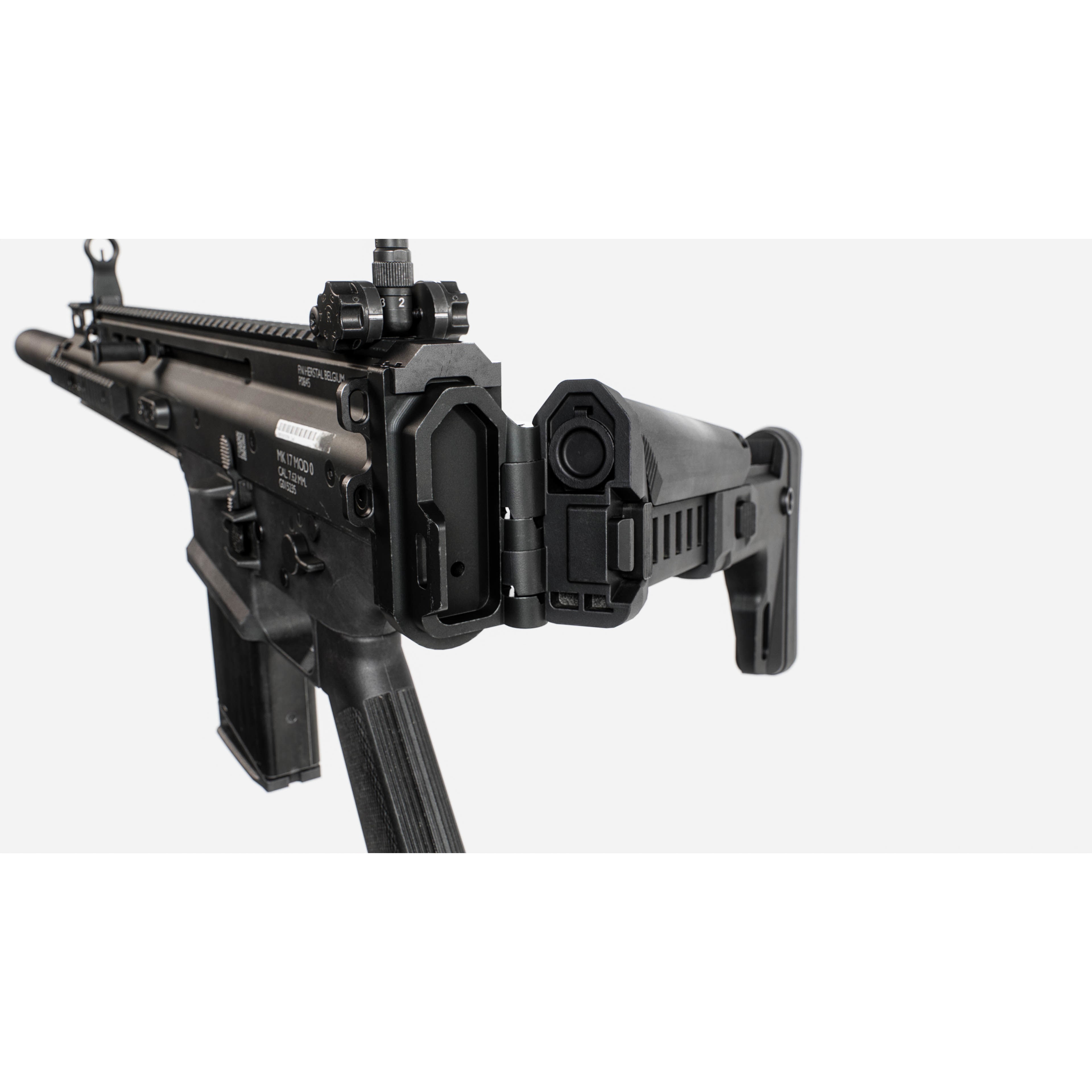 FN SCAR-H MK17 3D Model – Low Poly Game-Ready Rifle, FBX - View 19