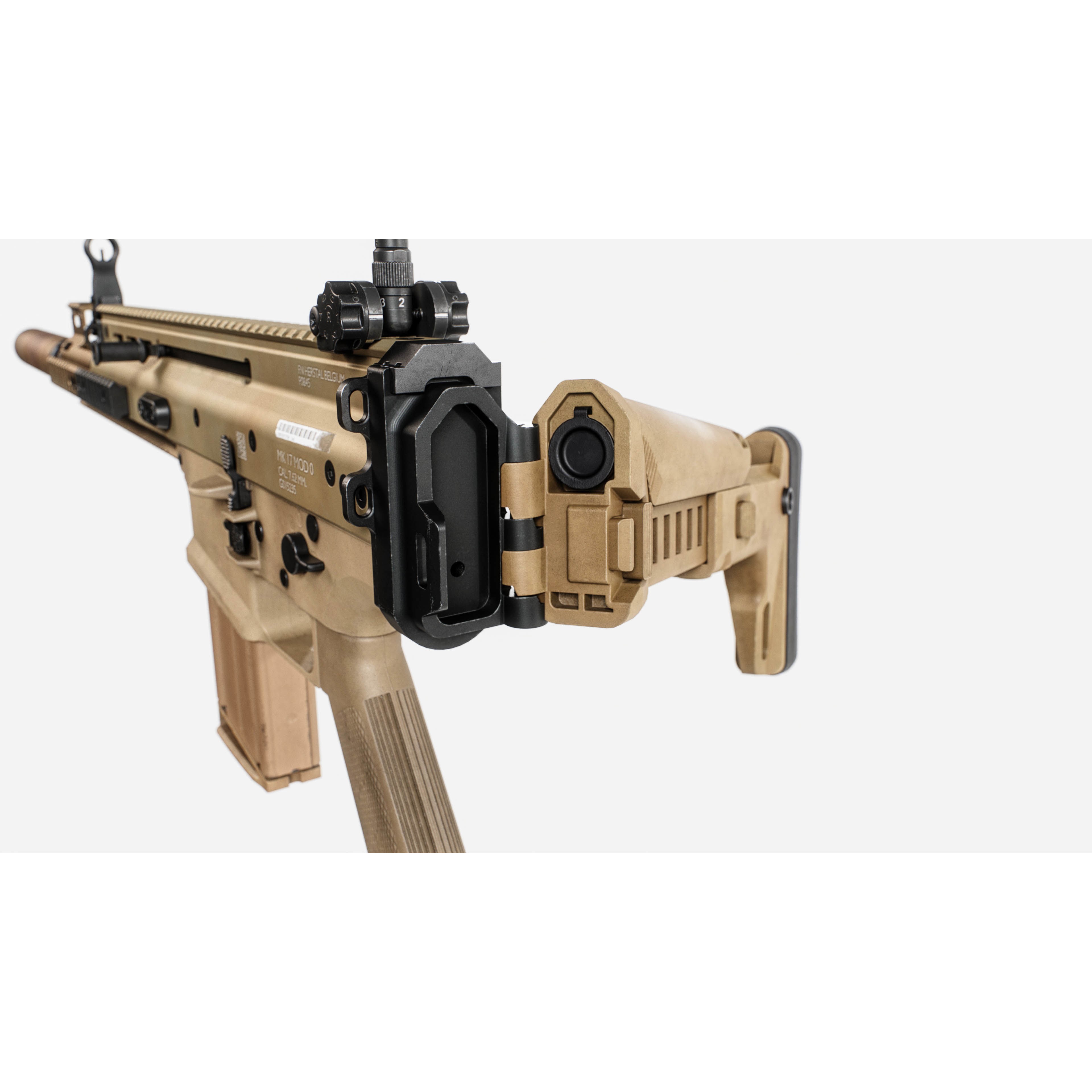 FN SCAR-H MK17 3D Model – Low Poly Game-Ready Rifle, FBX - View 20