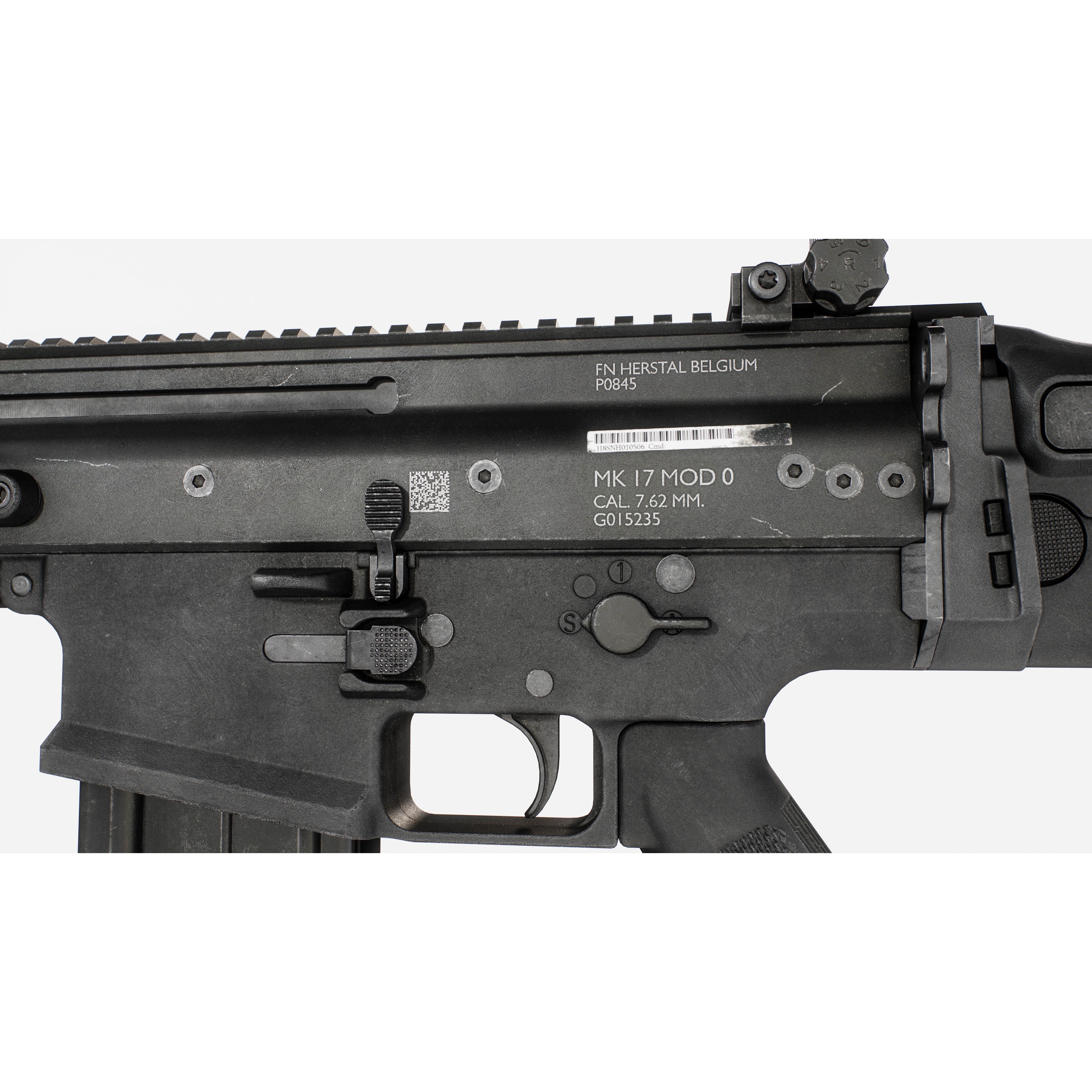 FN SCAR-H MK17 3D Model – Low Poly Game-Ready Rifle, FBX - View 25