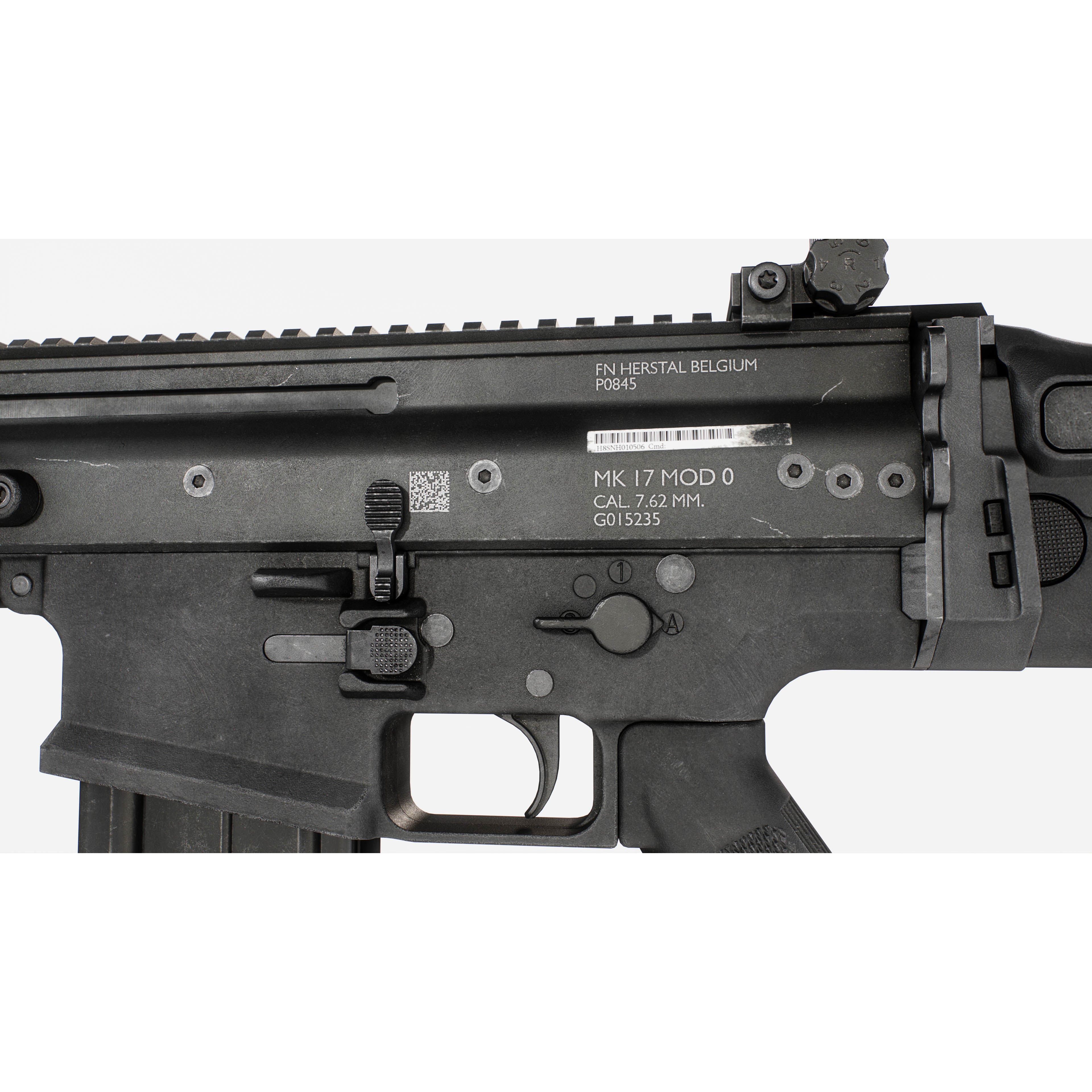 FN SCAR-H MK17 3D Model – Low Poly Game-Ready Rifle, FBX - View 27