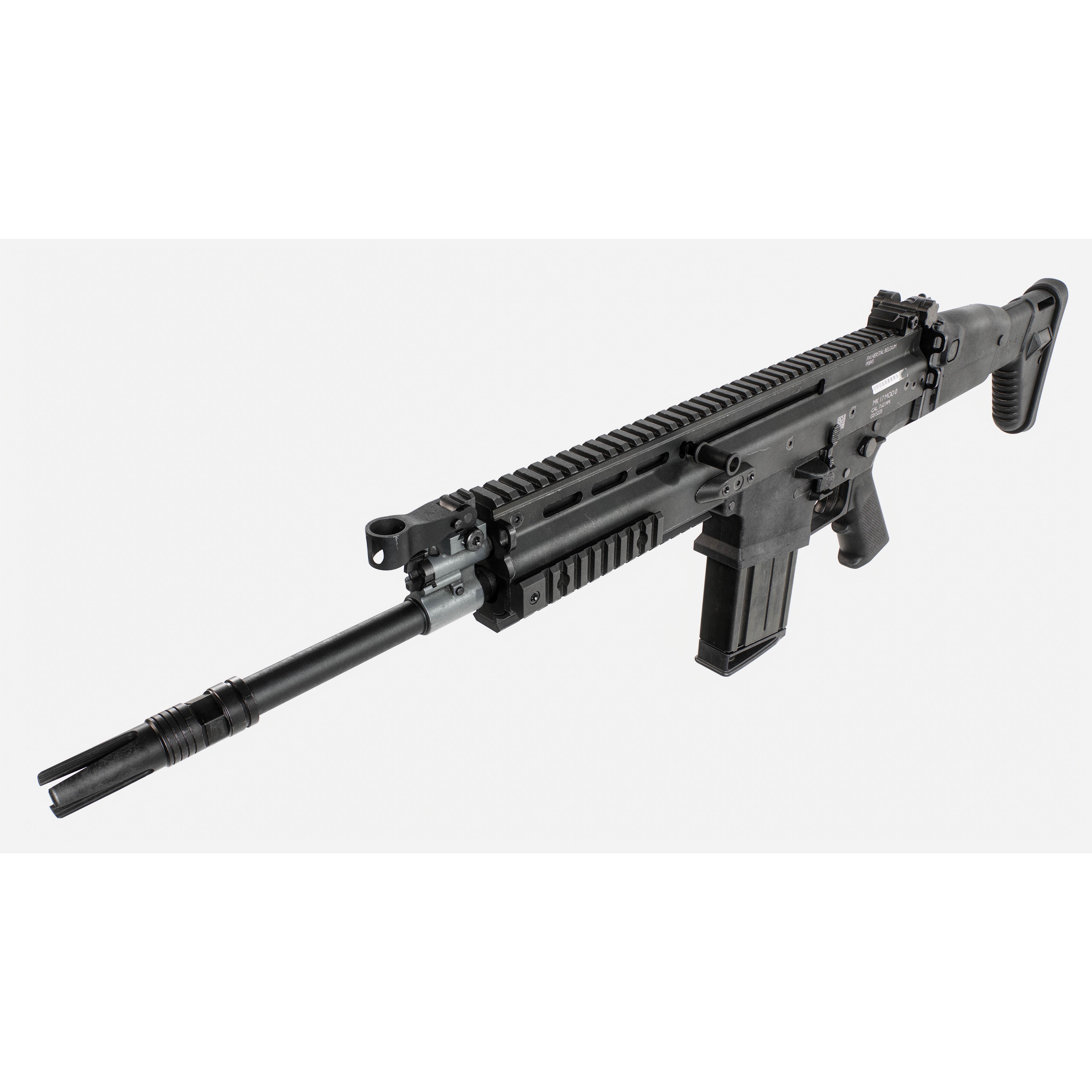 FN SCAR-H MK17 3D Model – Low Poly Game-Ready Rifle, FBX - View 29