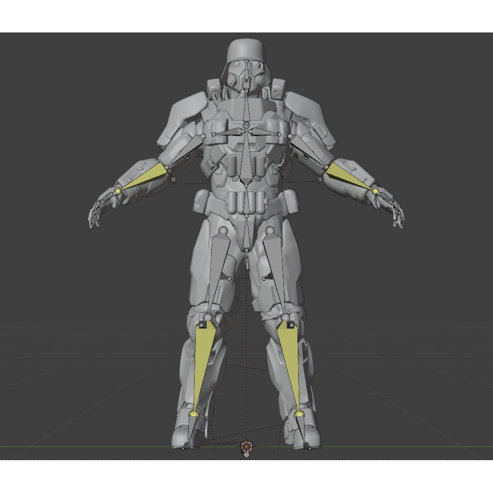Juggernaut Soldier 3D Model – Heavily Armored Character, Game-Ready FBX - View 23