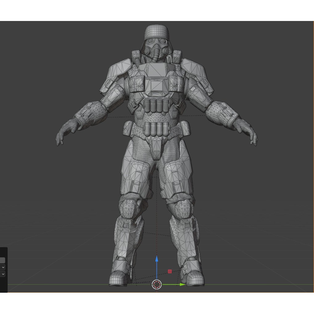Juggernaut Soldier 3D Model – Heavily Armored Character, Game-Ready FBX - View 26