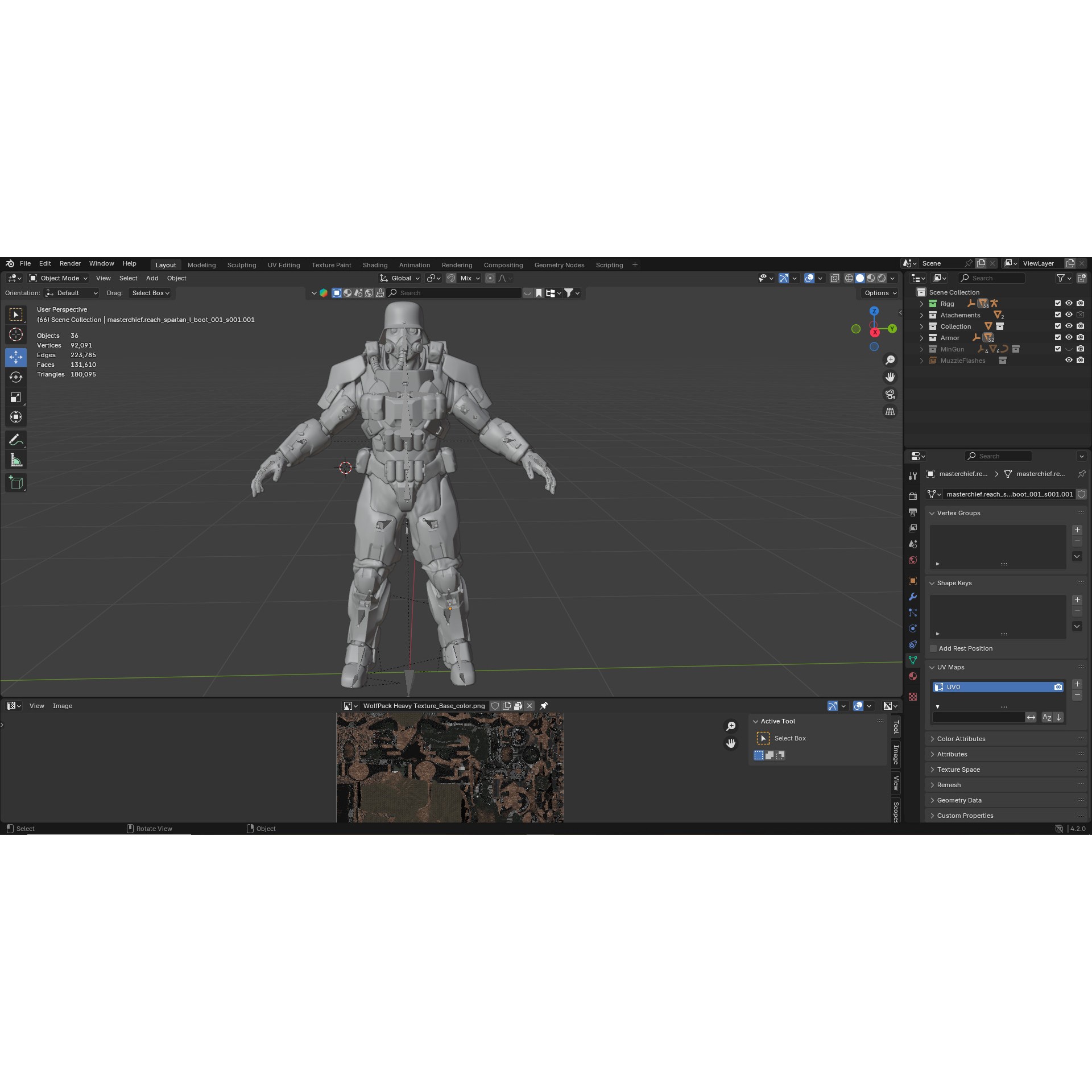 Juggernaut Soldier 3D Model – Heavily Armored Character, Game-Ready FBX - View 29
