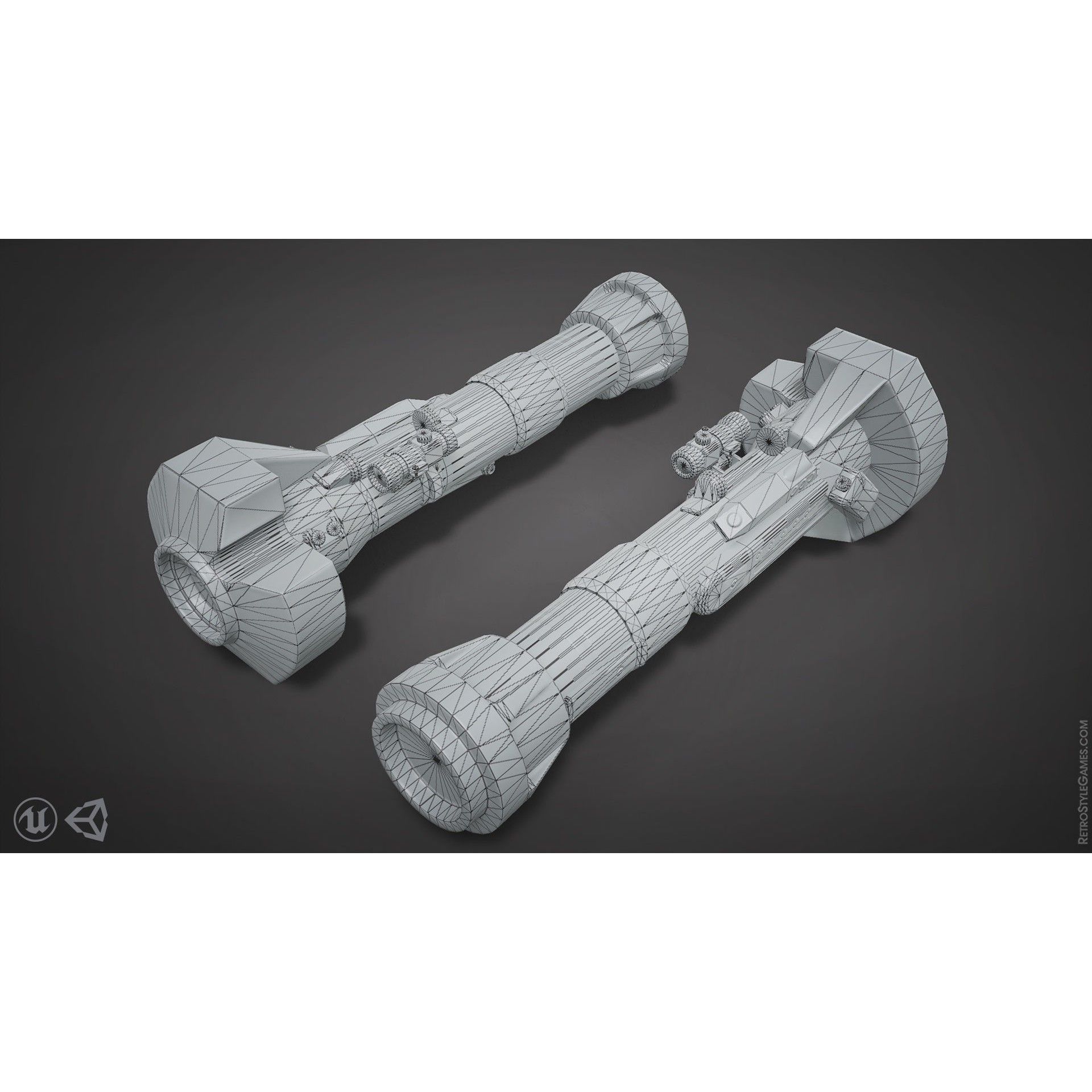 Defense Line 3D Model – Low Poly Military Asset Pack, FBX - View 11