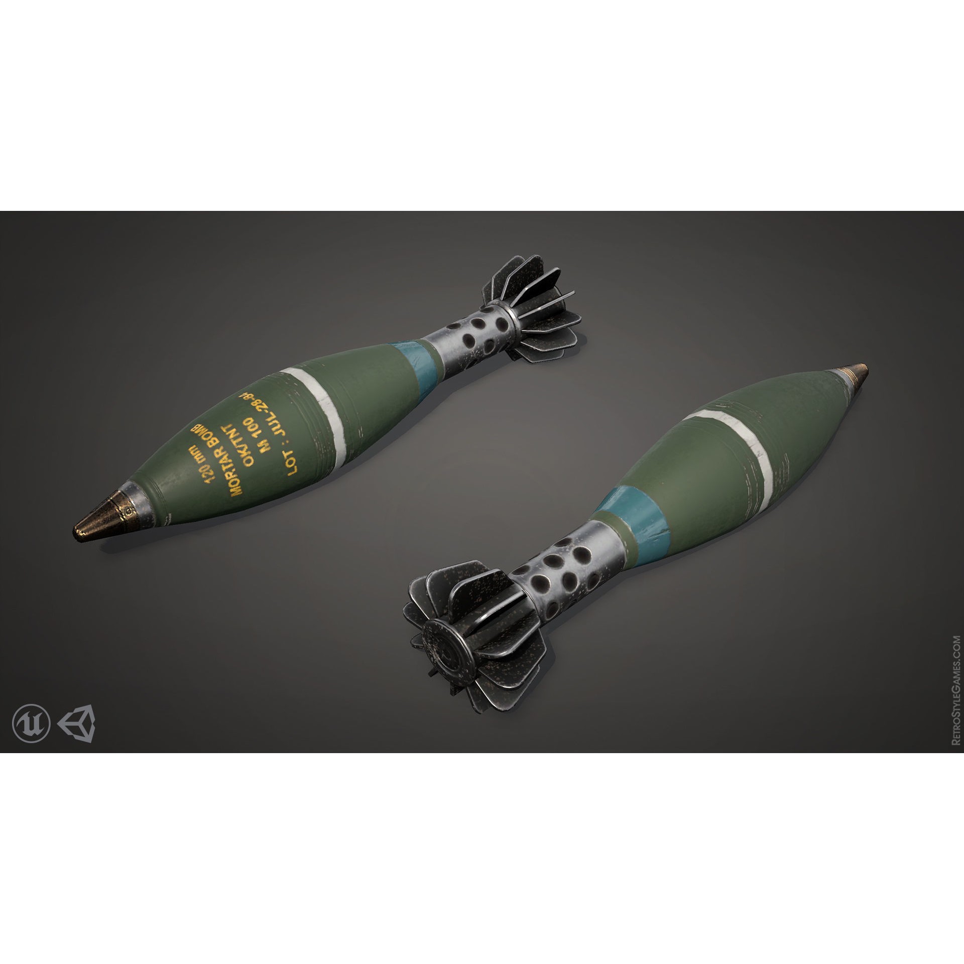 Defense Line 3D Model – Low Poly Military Asset Pack, FBX - View 18