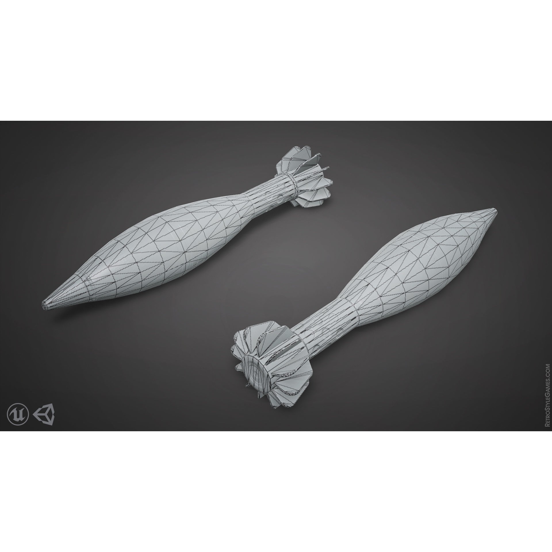 Defense Line 3D Model – Low Poly Military Asset Pack, FBX - View 19