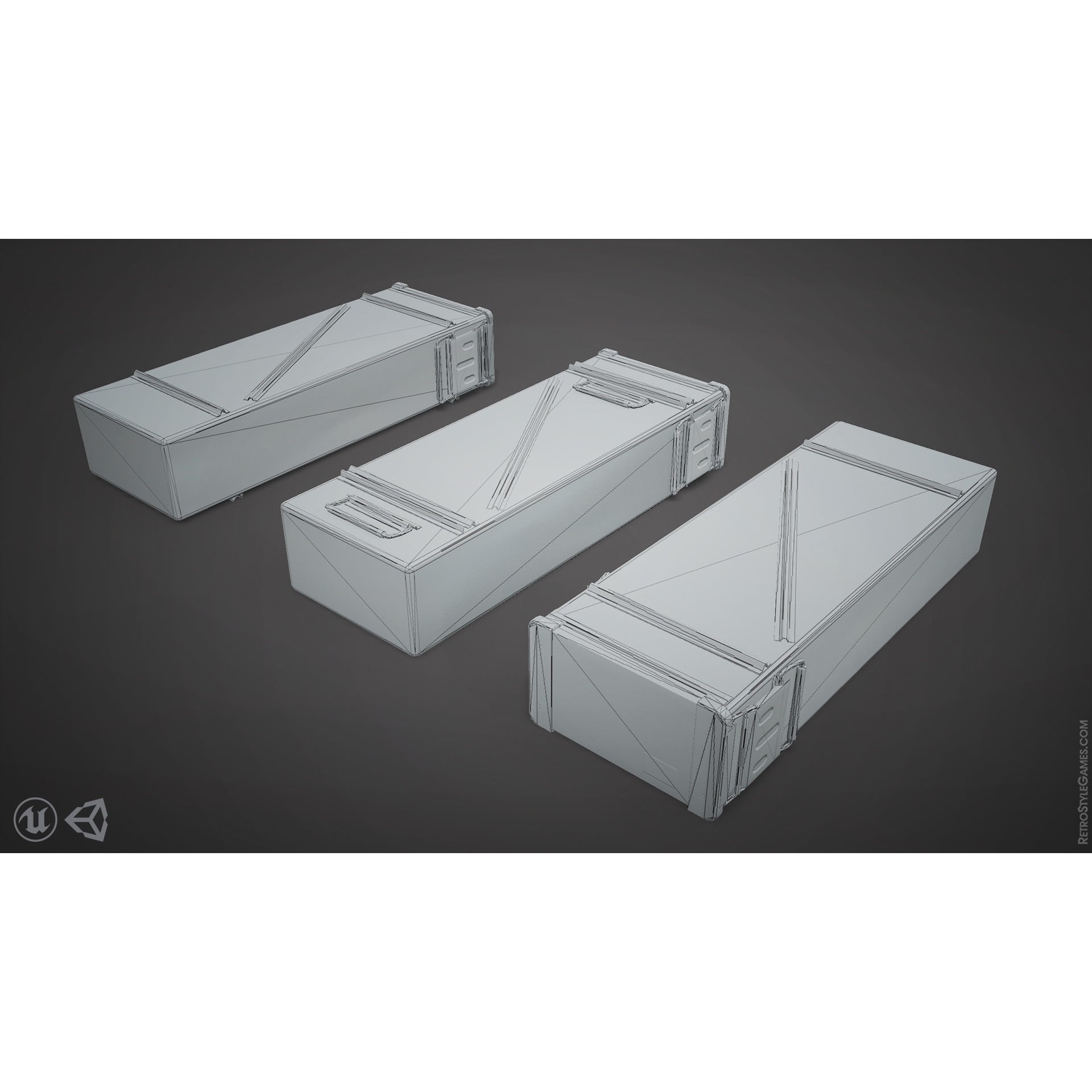Defense Line 3D Model – Low Poly Military Asset Pack, FBX - View 21