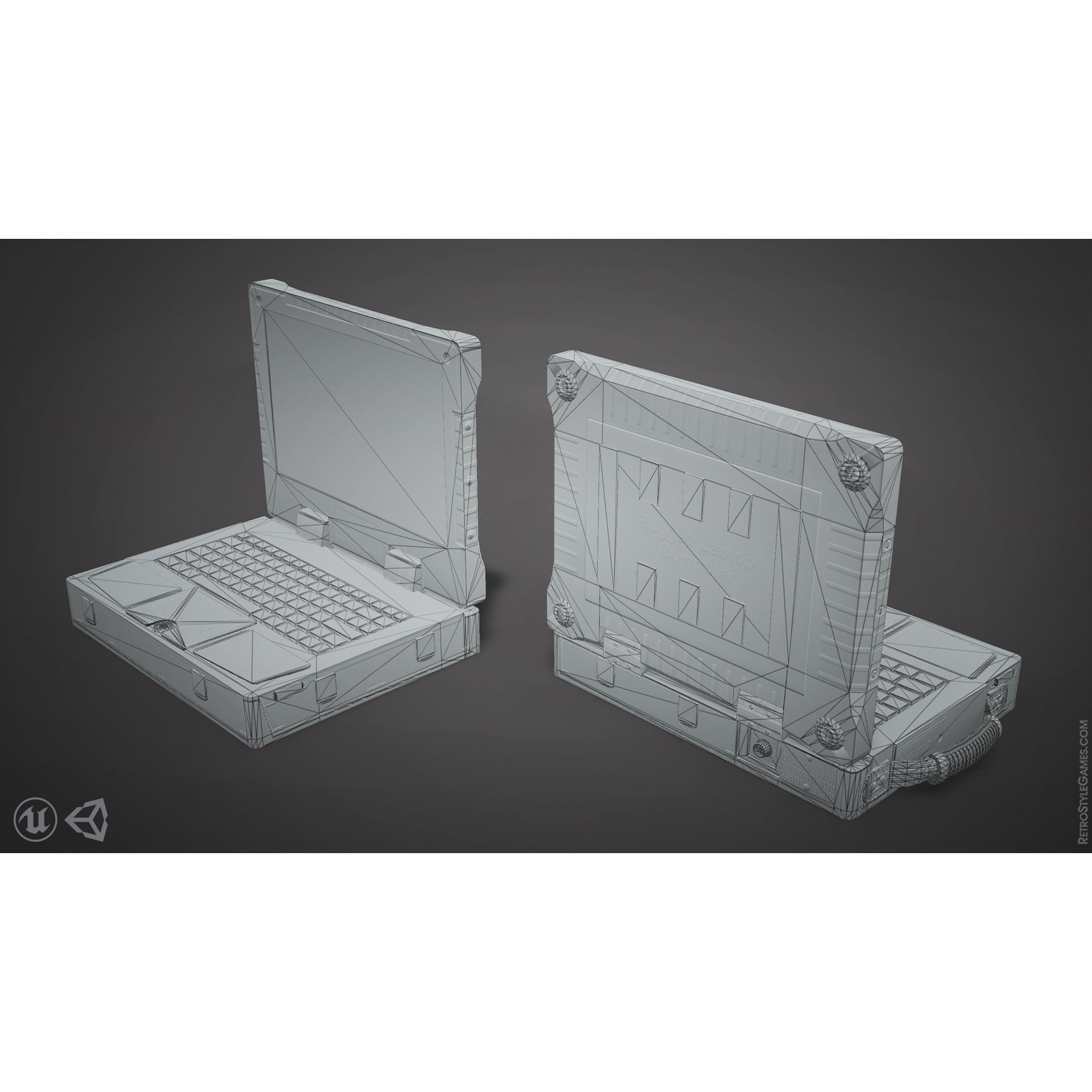 Defense Line 3D Model – Low Poly Military Asset Pack, FBX - View 29