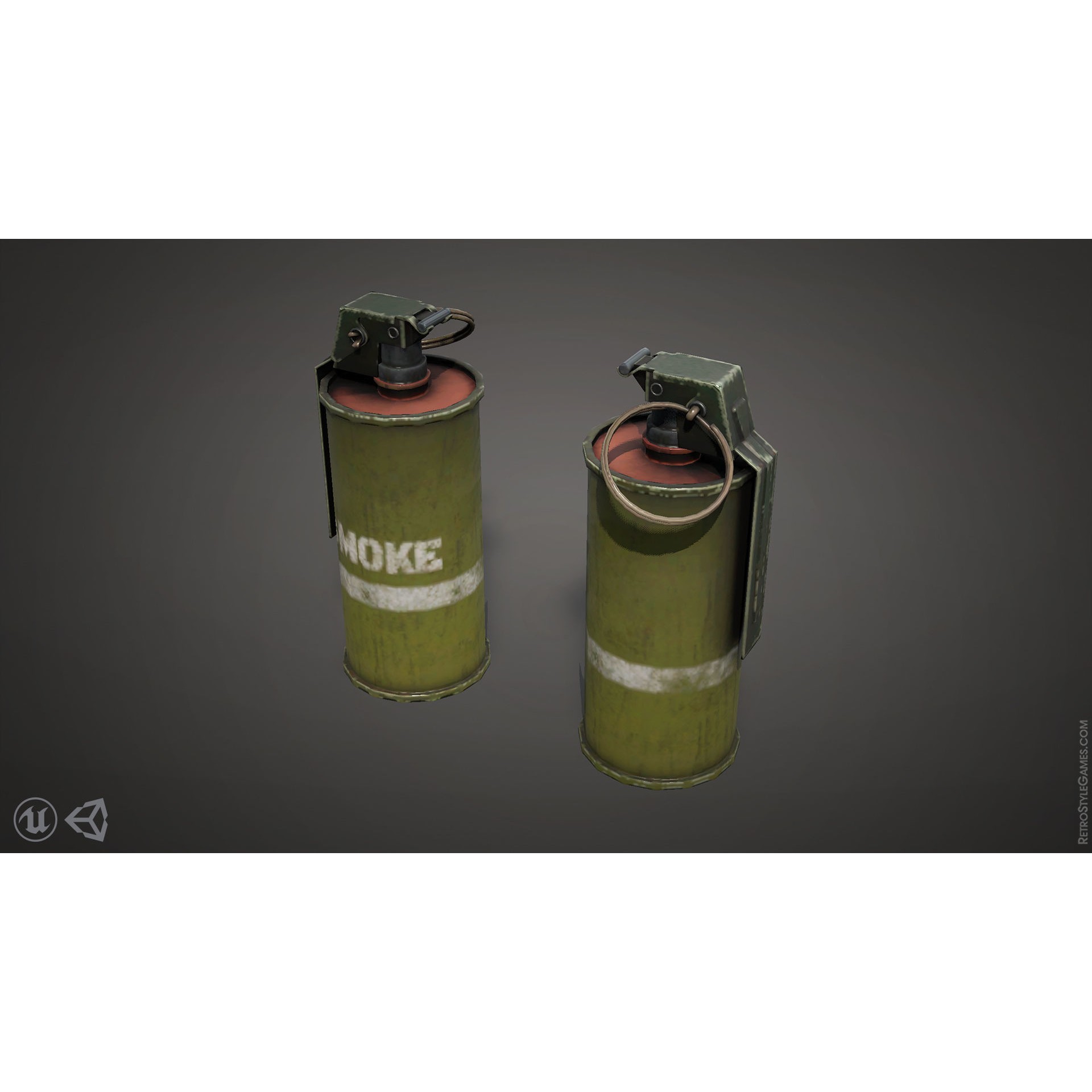 Defense Line 3D Model – Low Poly Military Asset Pack, FBX - View 34