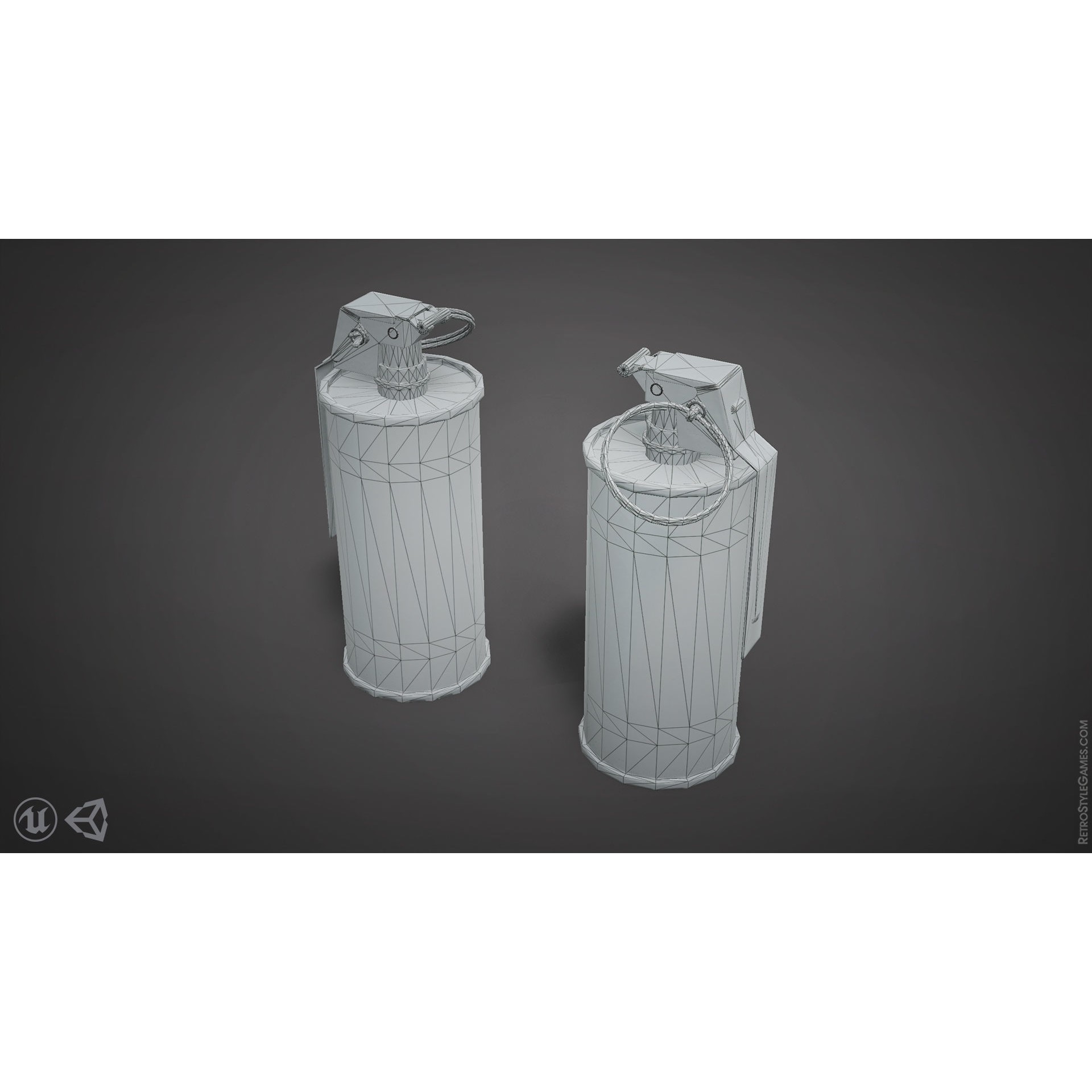 Defense Line 3D Model – Low Poly Military Asset Pack, FBX - View 35
